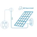 PANEL SOLAR 6W PARA CAMARA IP WIFI A BATERIA - 3