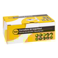 ESCUDO DE SEGURIDAD CUADRADO PARA CERRADURA ACABADO EN NIQUEL YALE - 2