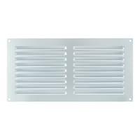 REJILLA DE VENTILACION SOBREPONER ALUMINIO BLANCO 15 X 30 CM ESPESOR 0.6  MM - 2