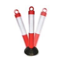 POSTE ABATIBLE CON BASE DE CAUCHO - 2