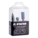 3 FRESAS METAL PARA AMOLADORA RECTA 6MM STAYER - 8