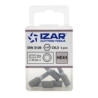 PUNTAS PARA ATORNILLADOR ALLEN PXH4 CORTA L25 IZAR 5 UDS - 4