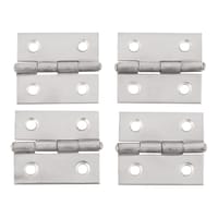 BISAGRA 35 X 30  MM. CON REMATE ACERO INOXIDABLE. 4 UDS - 3