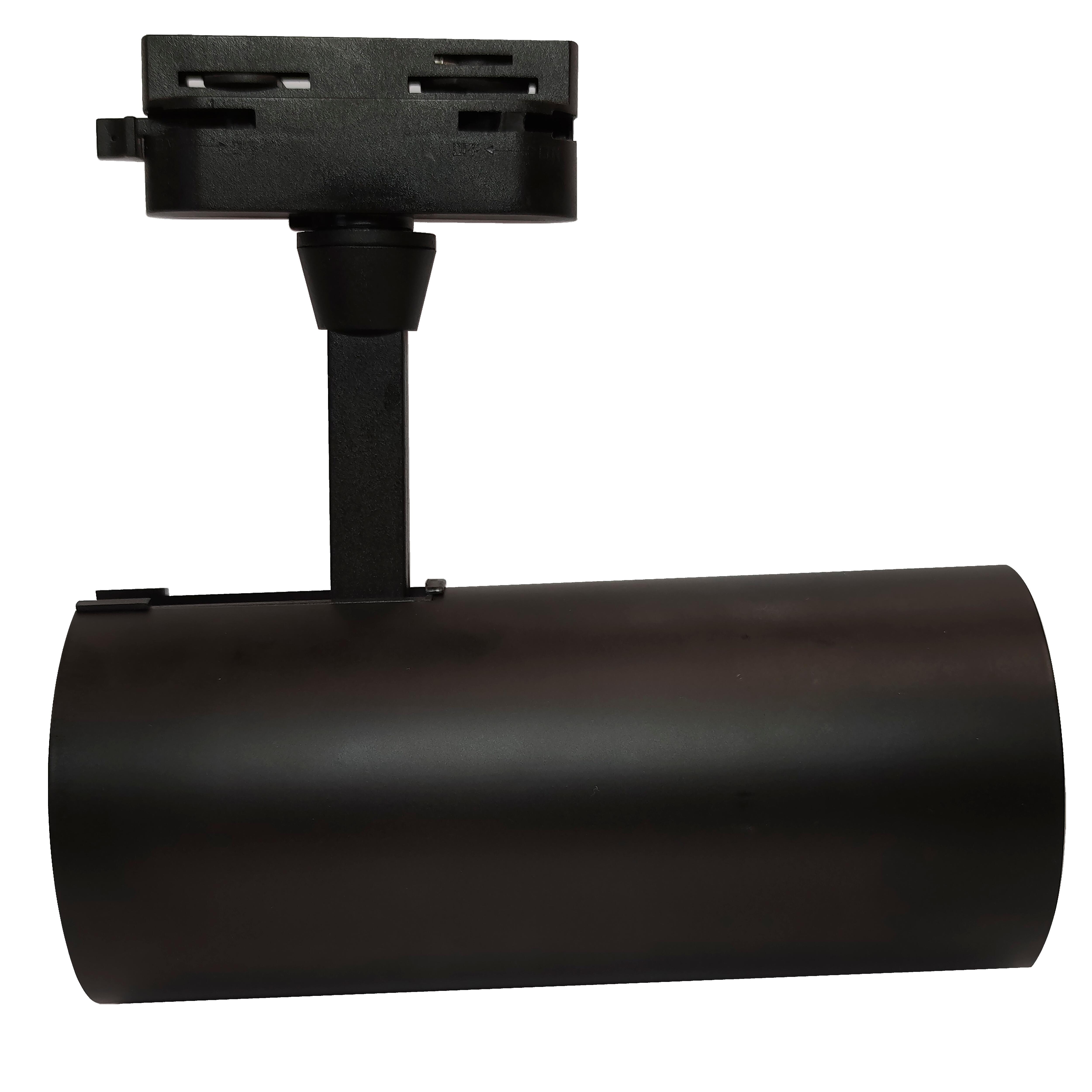 FOCO DE CARRIL LED MONOFÁSICO 30W NEGRO - 3