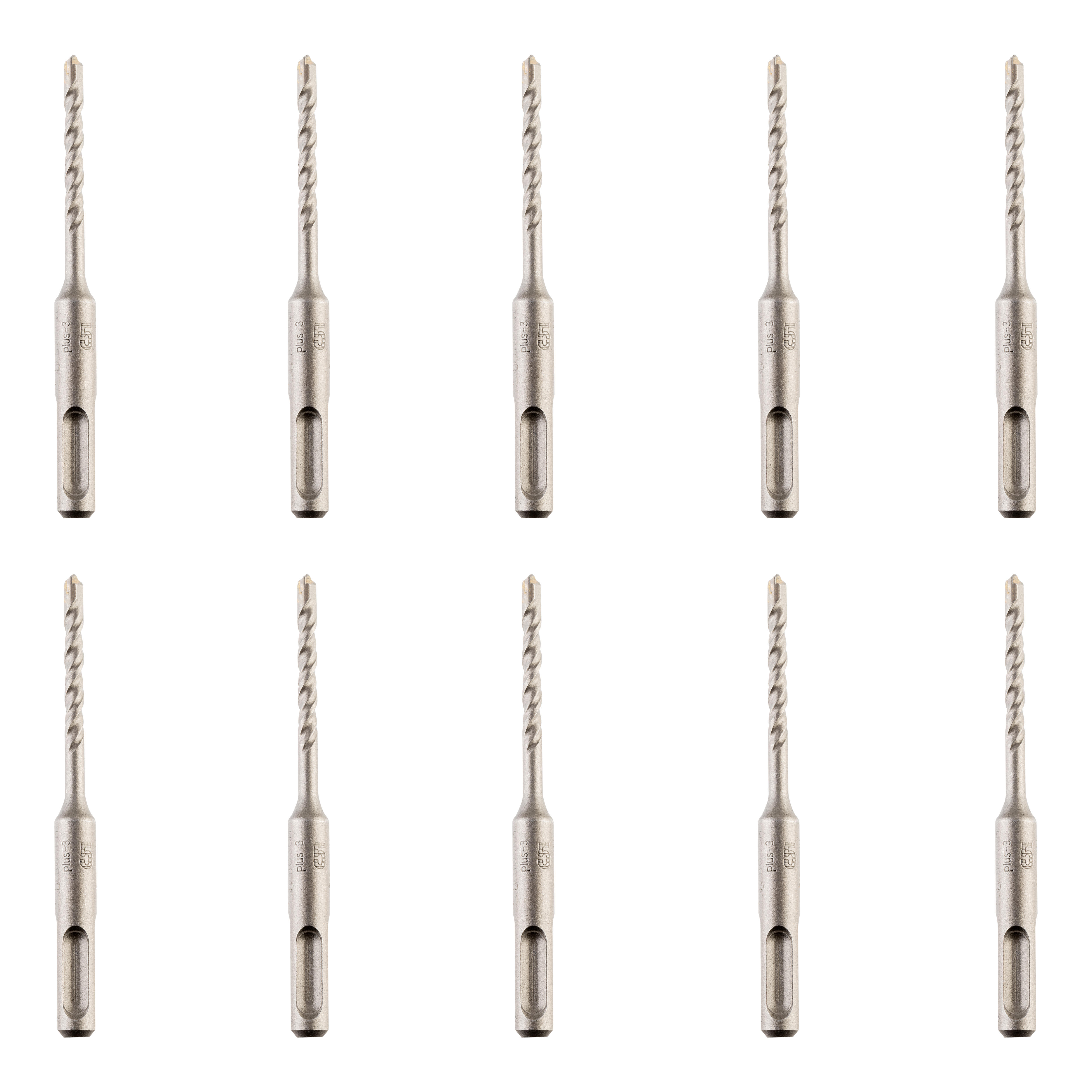 JUEGO 10 BROCAS SDS 5 X 110  PLUS-3 BOSCH - 2