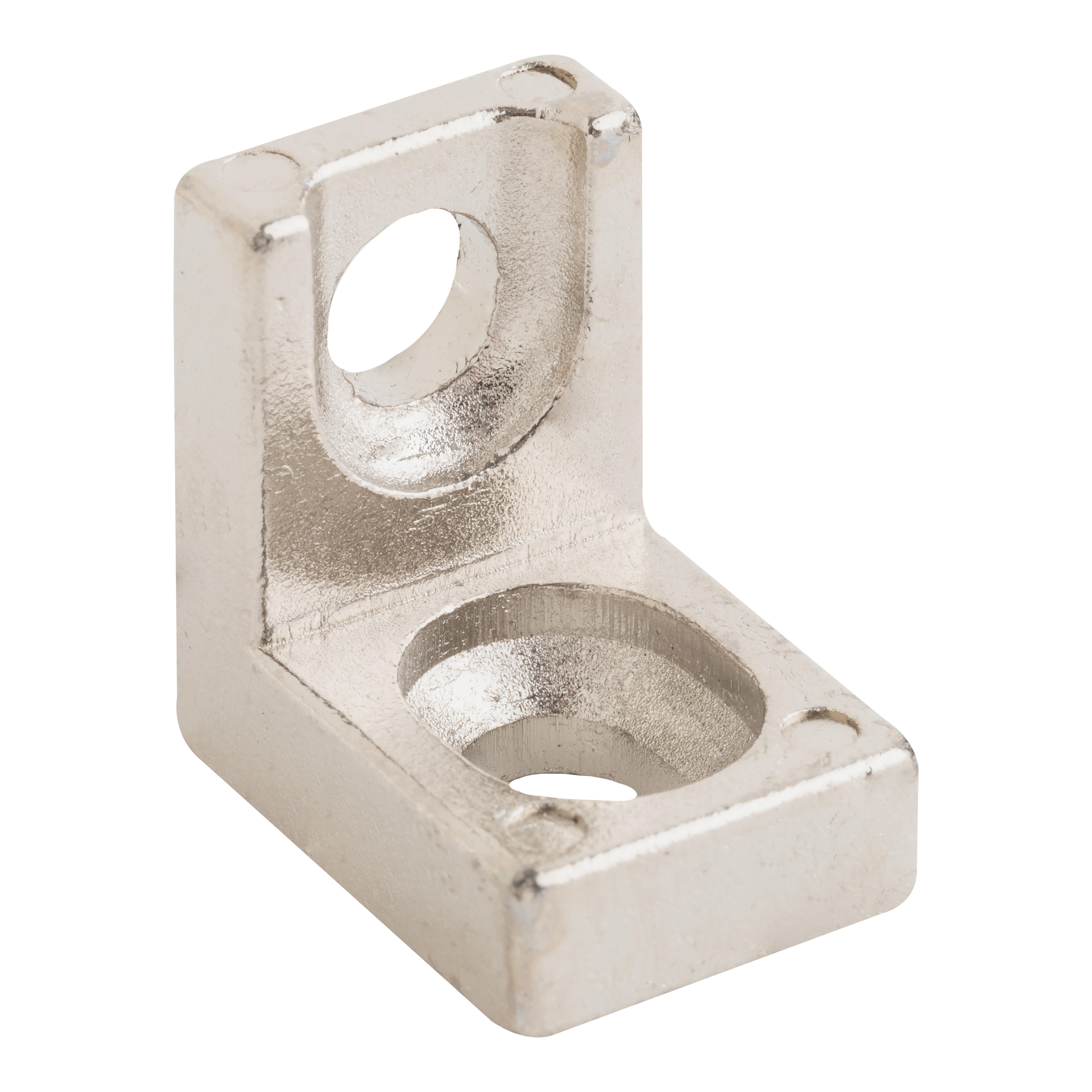 ESCUADRA DE ANGULO SOPORTE BALDA 20 X 20 MM NIQUELADA. 24 UDS - 3