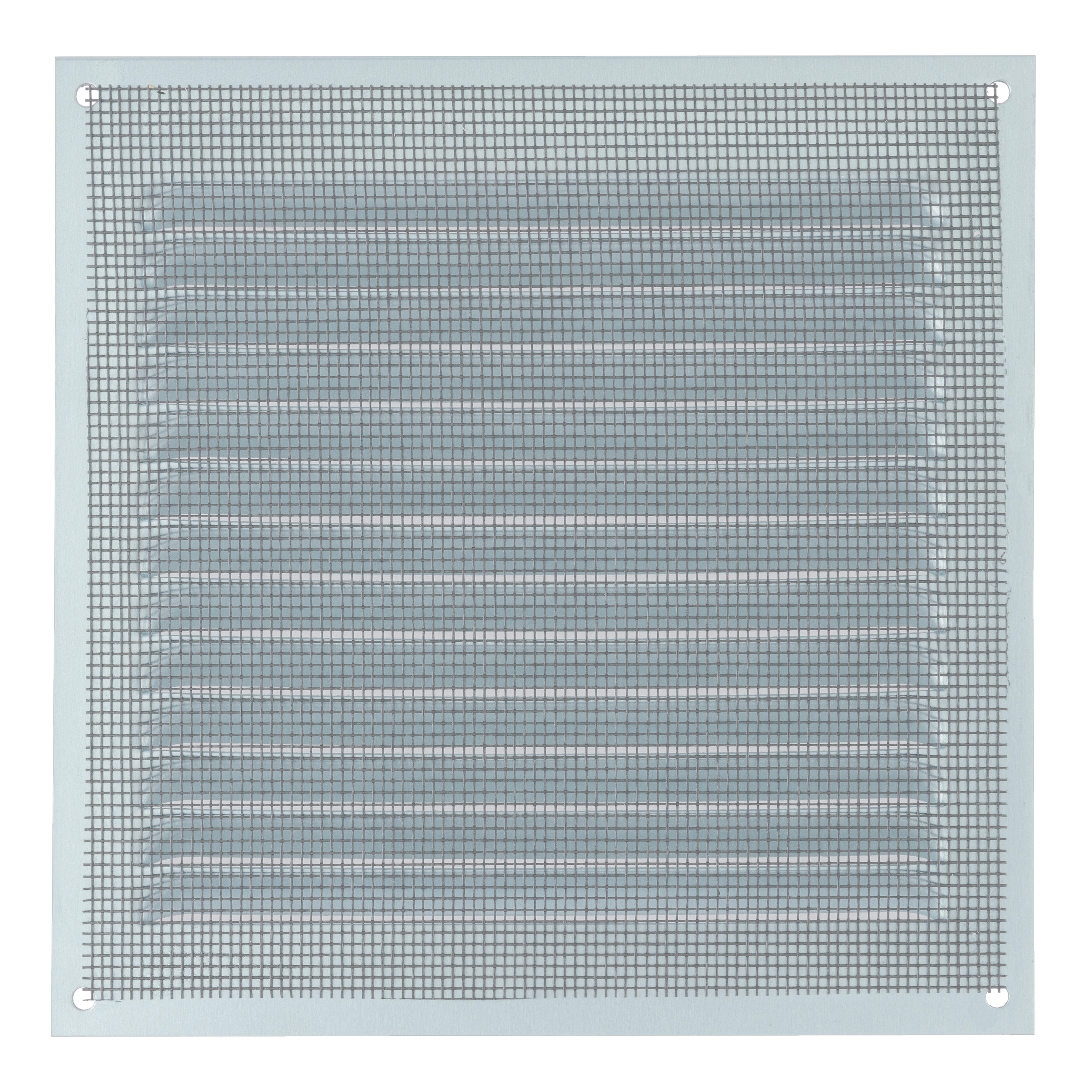 REJILLA DE VENTILACION CON MOSQUITERA SOBREPONER ALUMINIO BLANCO 15 X 15 CM. ESPESOR 0.8  MM - 2