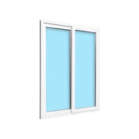 VENTANA PVC CORREDERA BLANCA 150X200 - 2