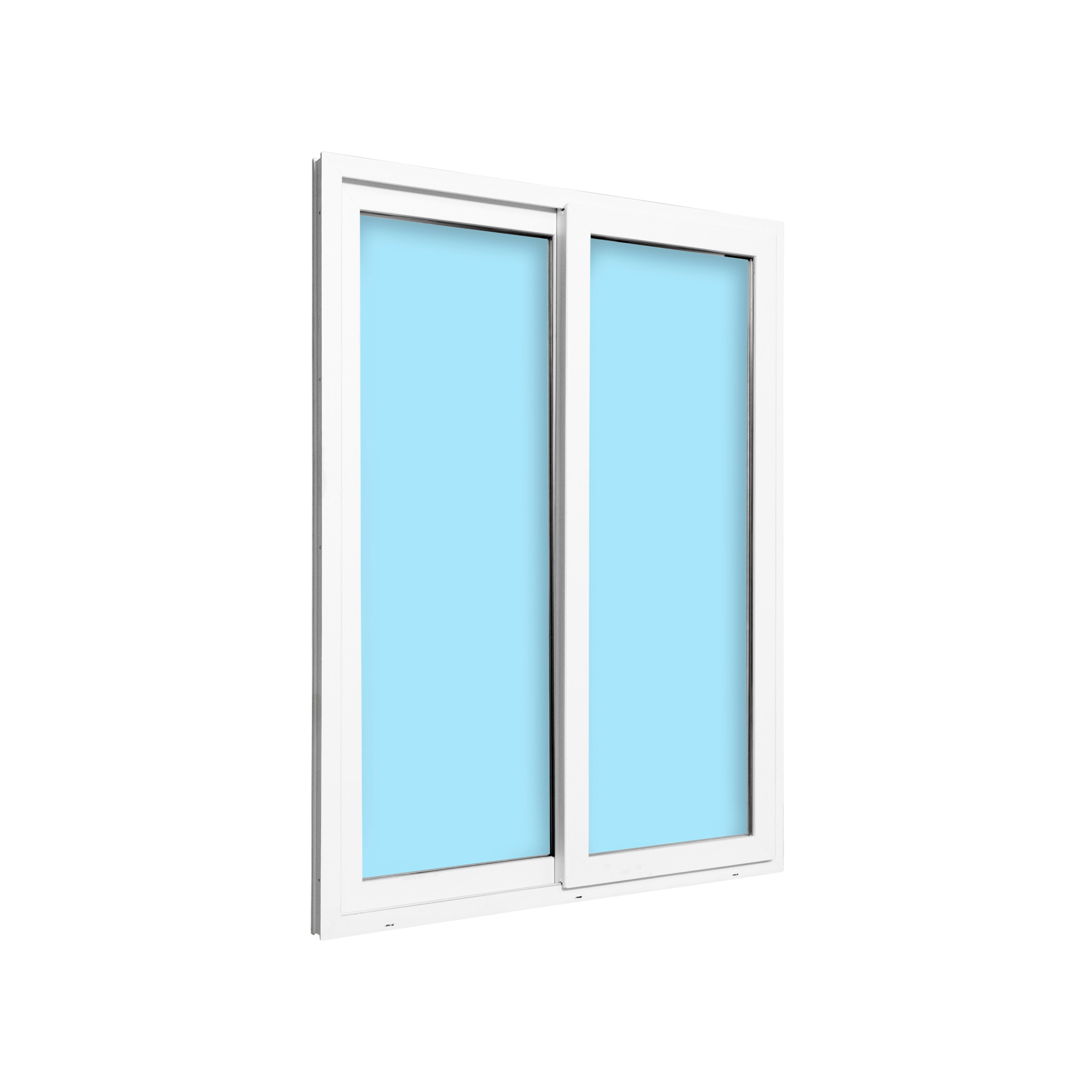VENTANA PVC CORREDERA BLANCA 150X200 - 2