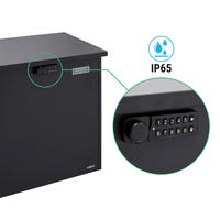 BUZON PAQUETERIA DE EXTERIOR NEGRO BASE ELECTRONICO ARREGUI - 3