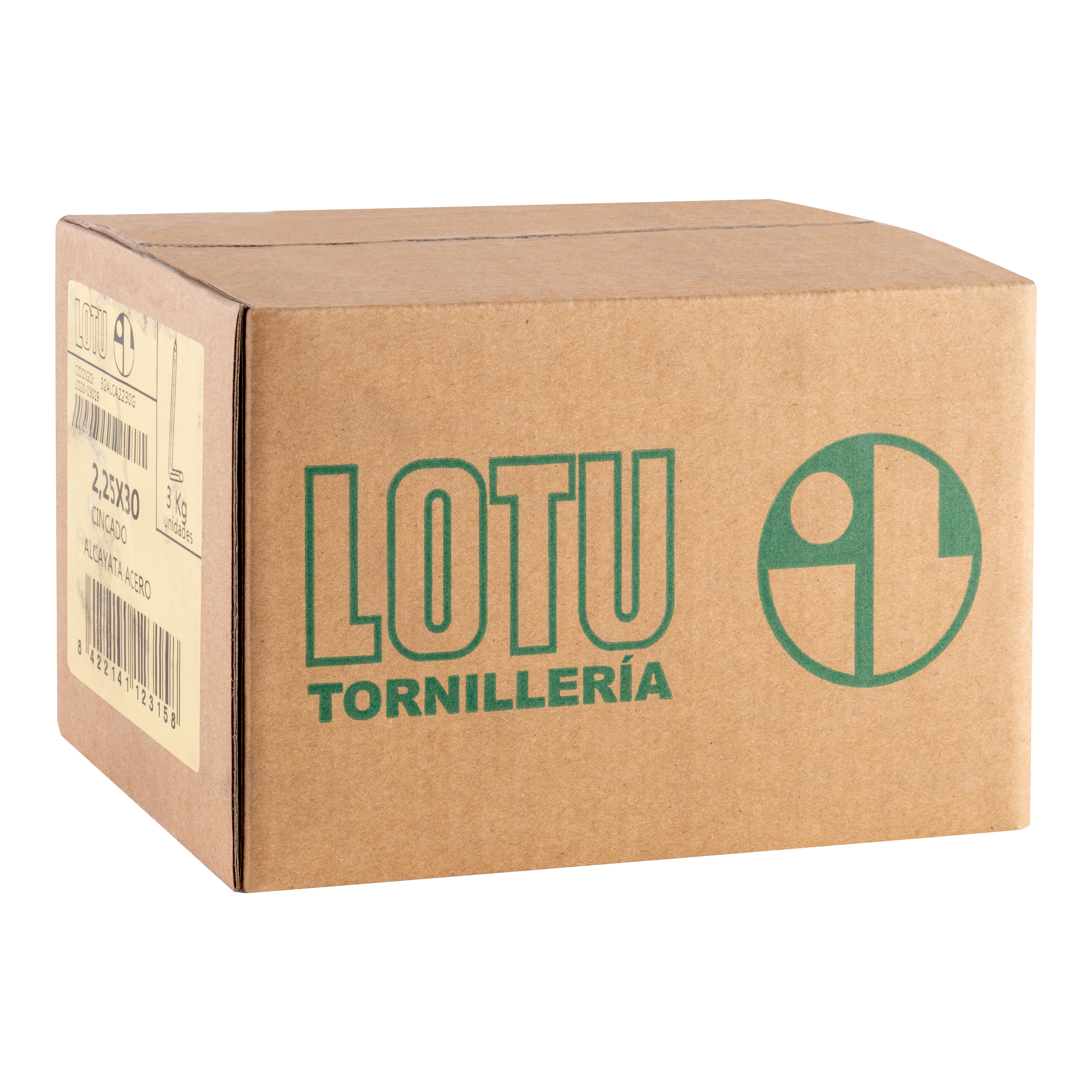 ALCAYATA ACERO CINCADO 2.25 X 30  MM. 3 KG - 2