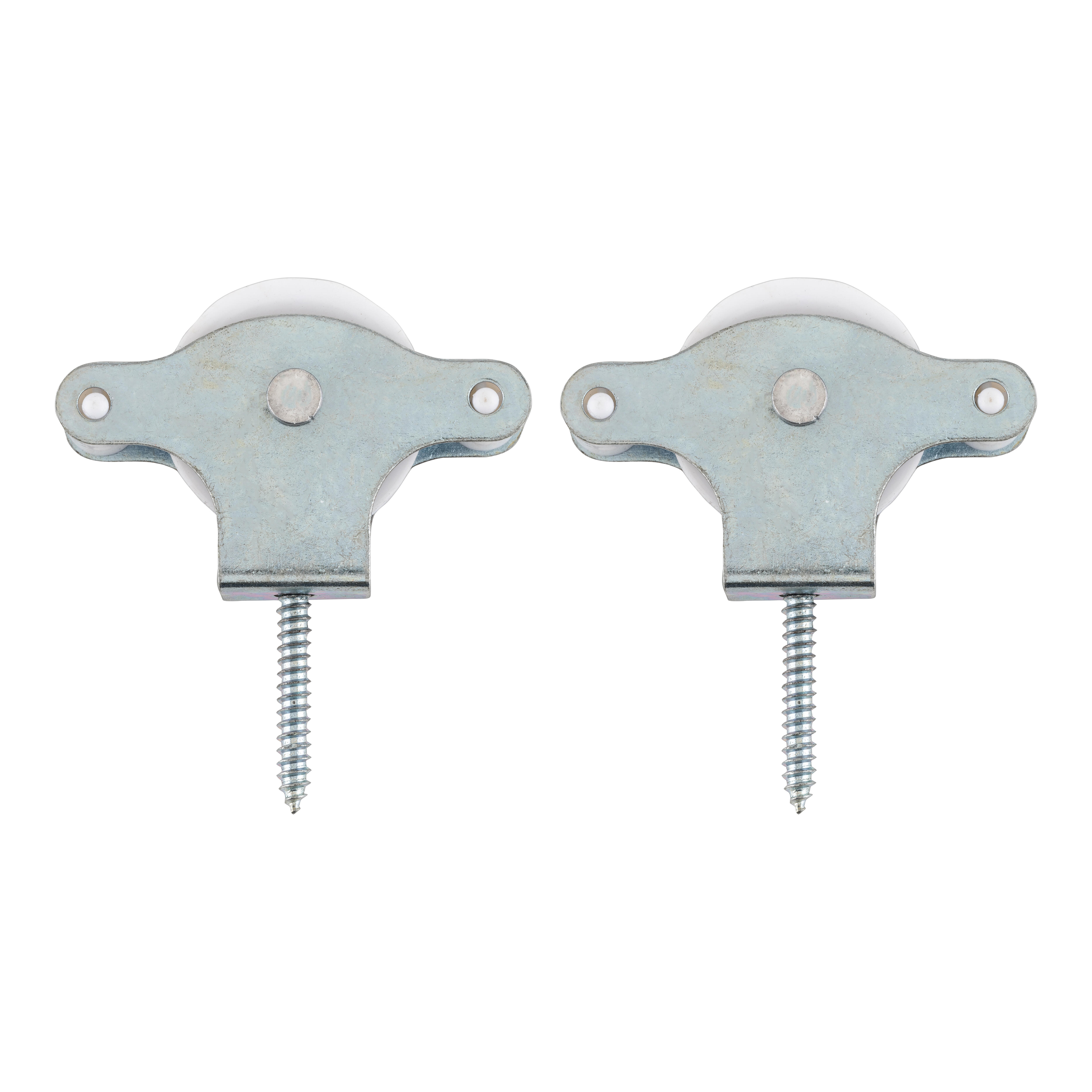 POLEA TENDEDERO CON  TIRAFONDO 22 X 40 MM. 2 UDS. - 2