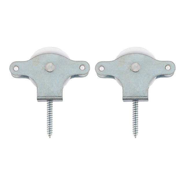 POLEA TENDEDERO CON  TIRAFONDO 22 X 40 MM. 2 UDS.