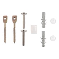 CONJUNTO FIJACION  SANITARIOS GONDOLA. 2 UDS - 4