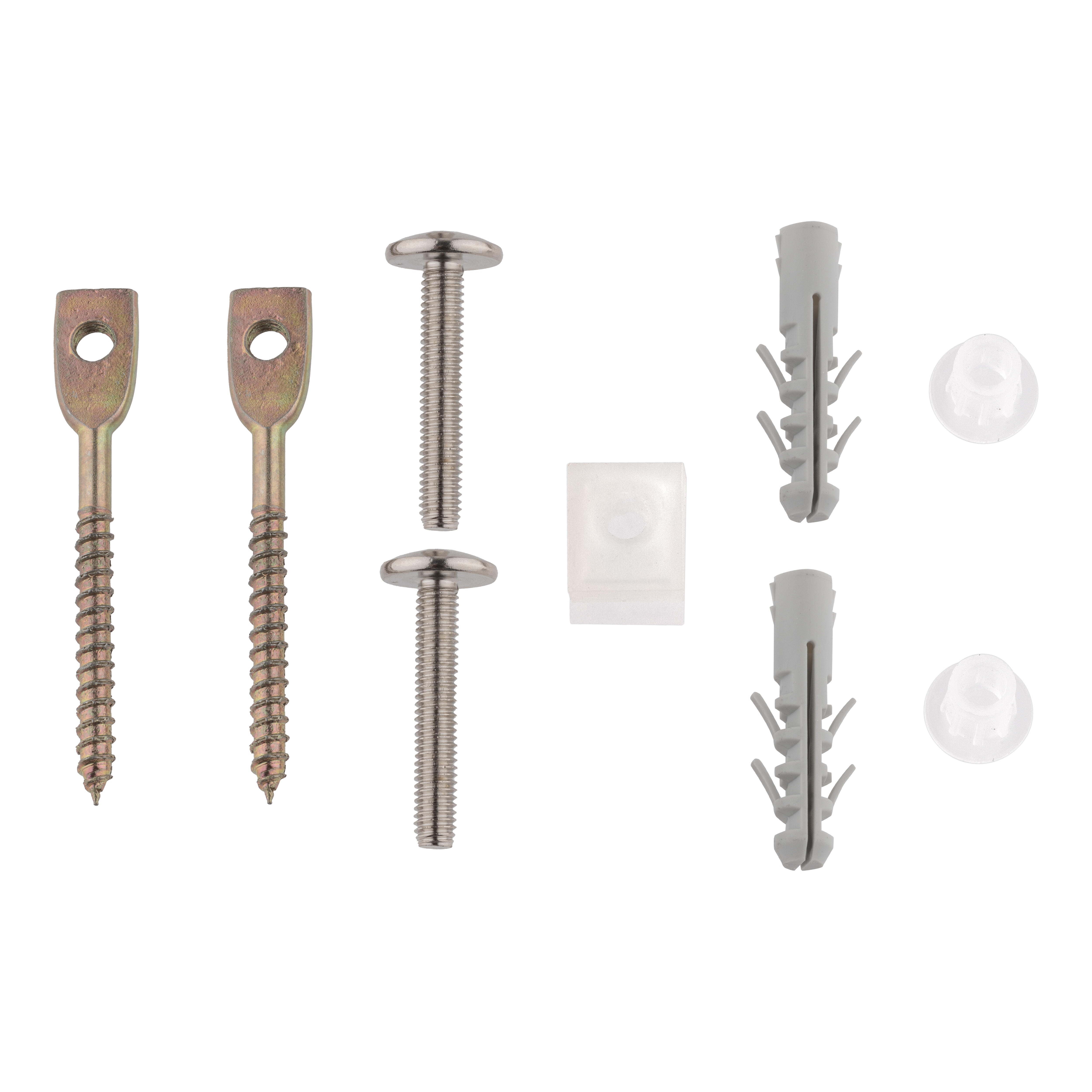 CONJUNTO FIJACION  SANITARIOS GONDOLA. 2 UDS - 4