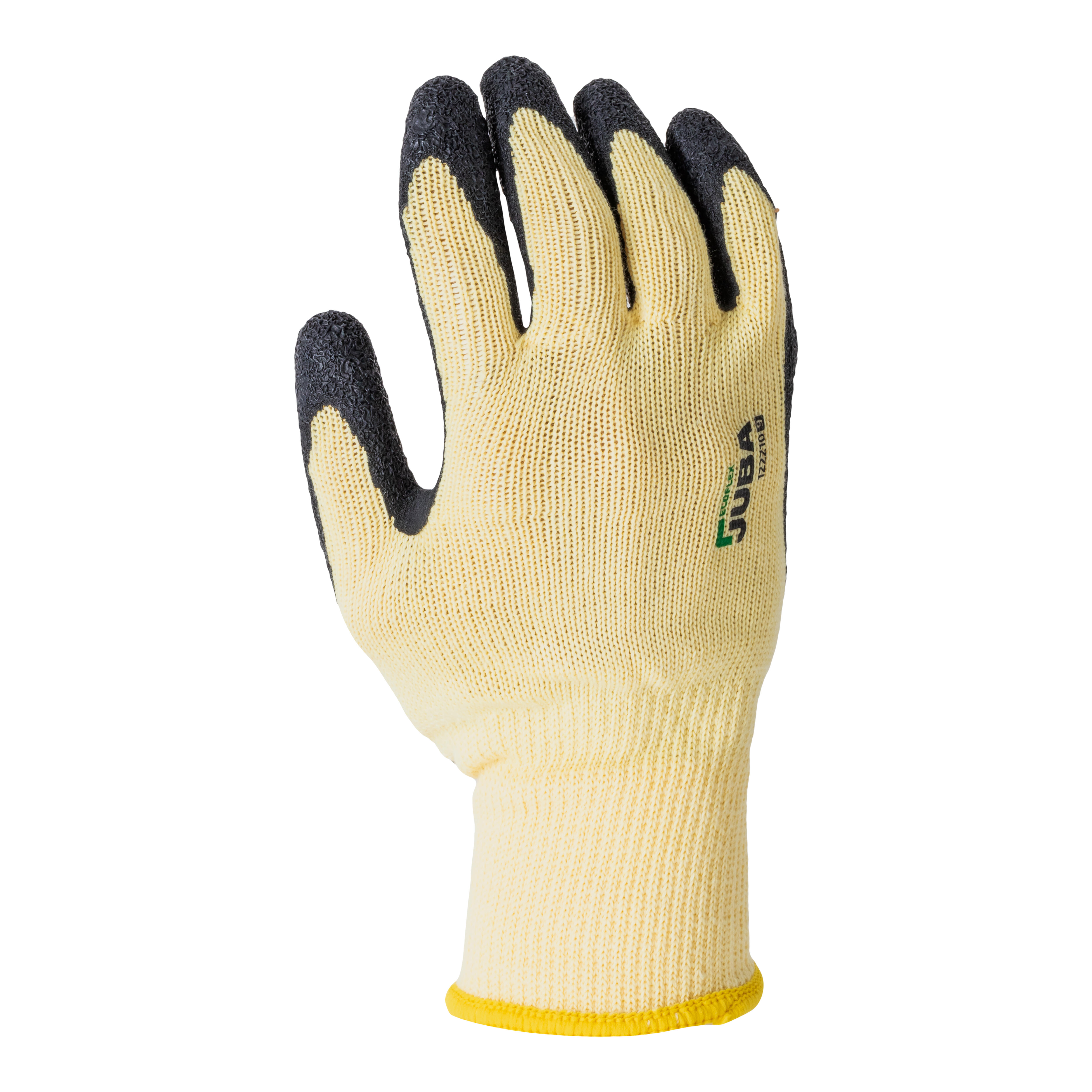 GUANTE POLYESTER ALGODON LATEX  NEGRO TALLA 8 JUBA 122210 - 3