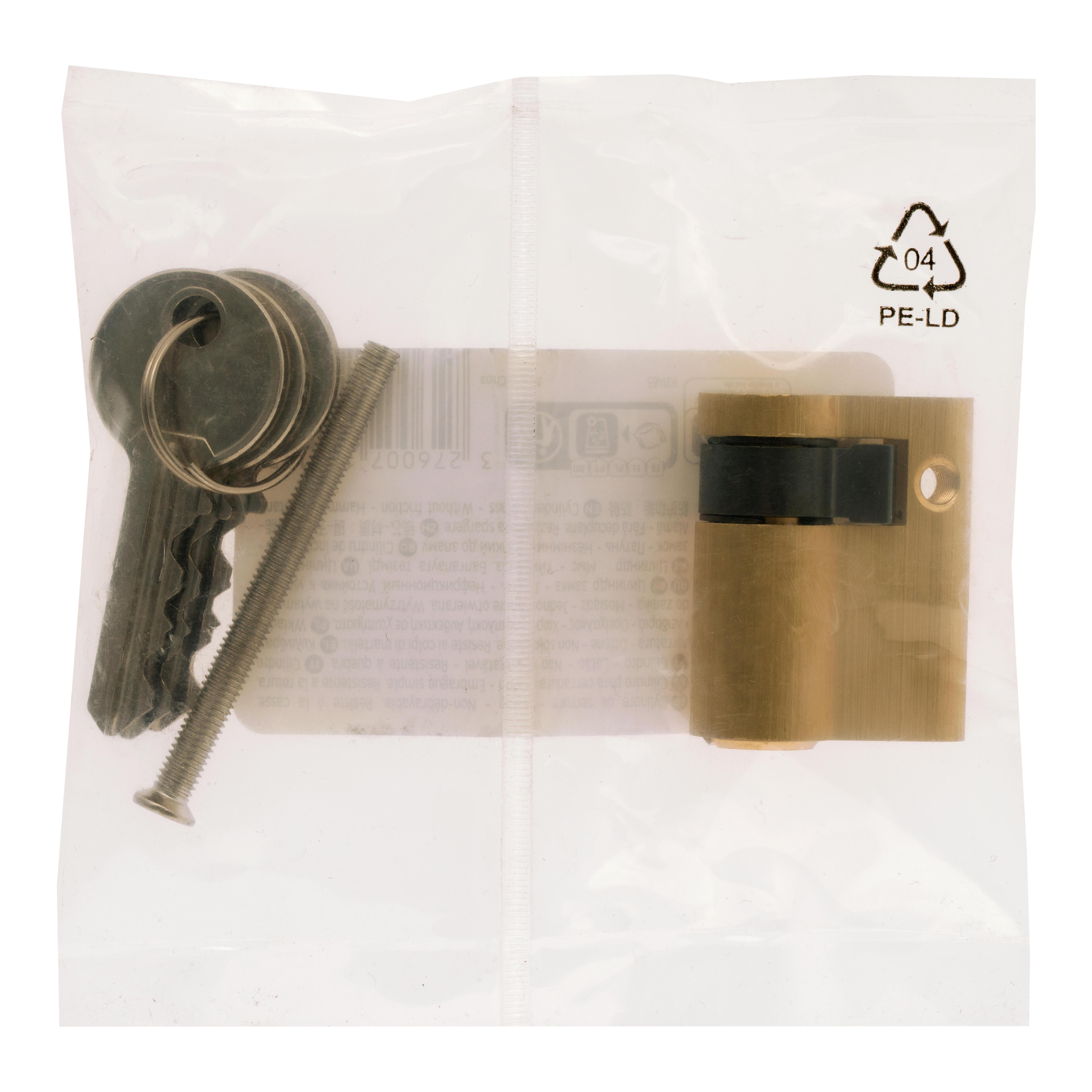 CILINDRO BOMBIN 30 X 10  MM. SERRETA LEVA 15  MM.LATON - 4