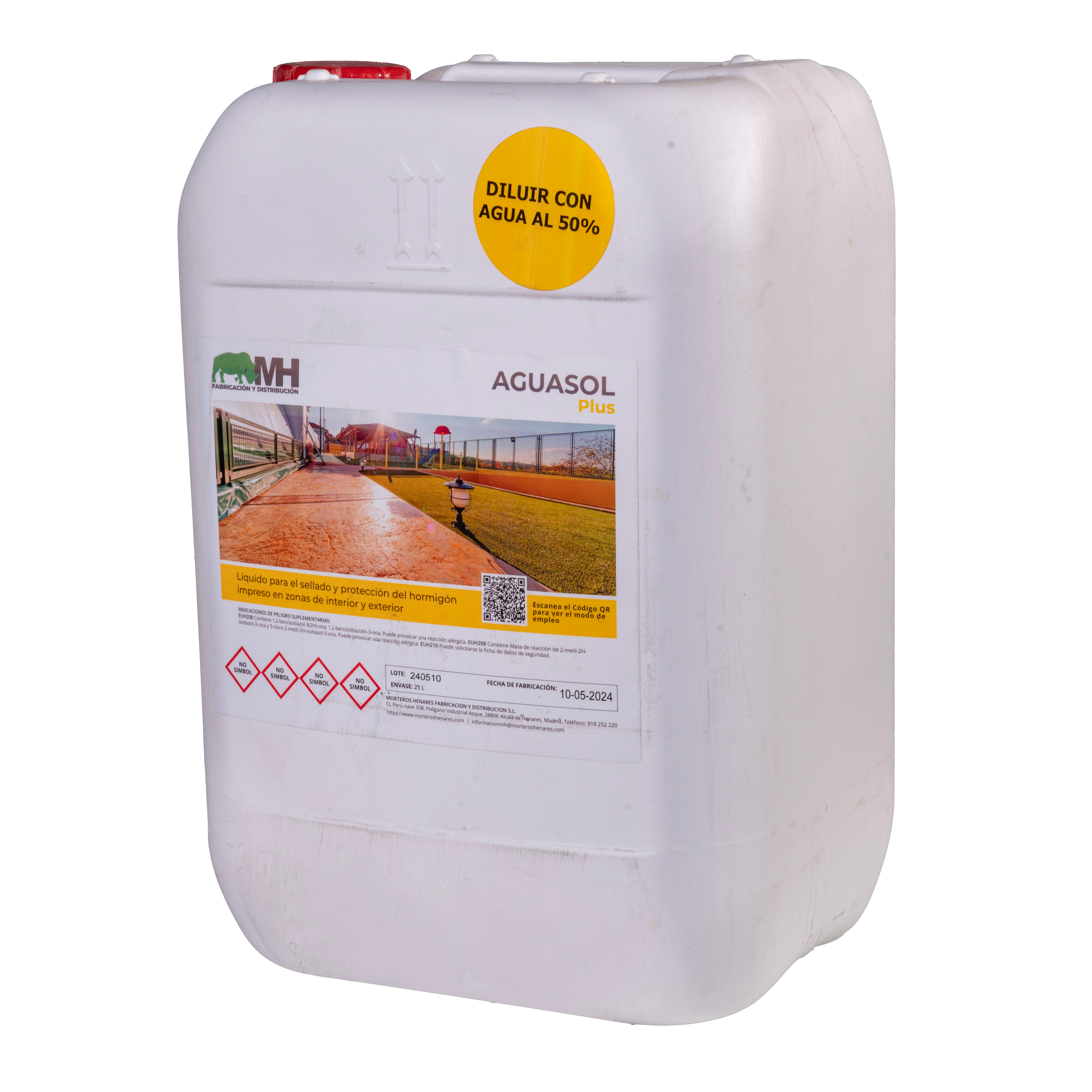 SELLADOR PARA HORMIGÓN IMPRESO AGUASOL PLUS 25 L - 3