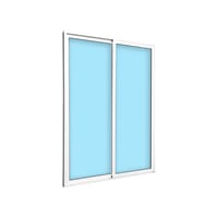BALCONERA ALUMINIO CORREDERA BLANCA 150X200CM - 2