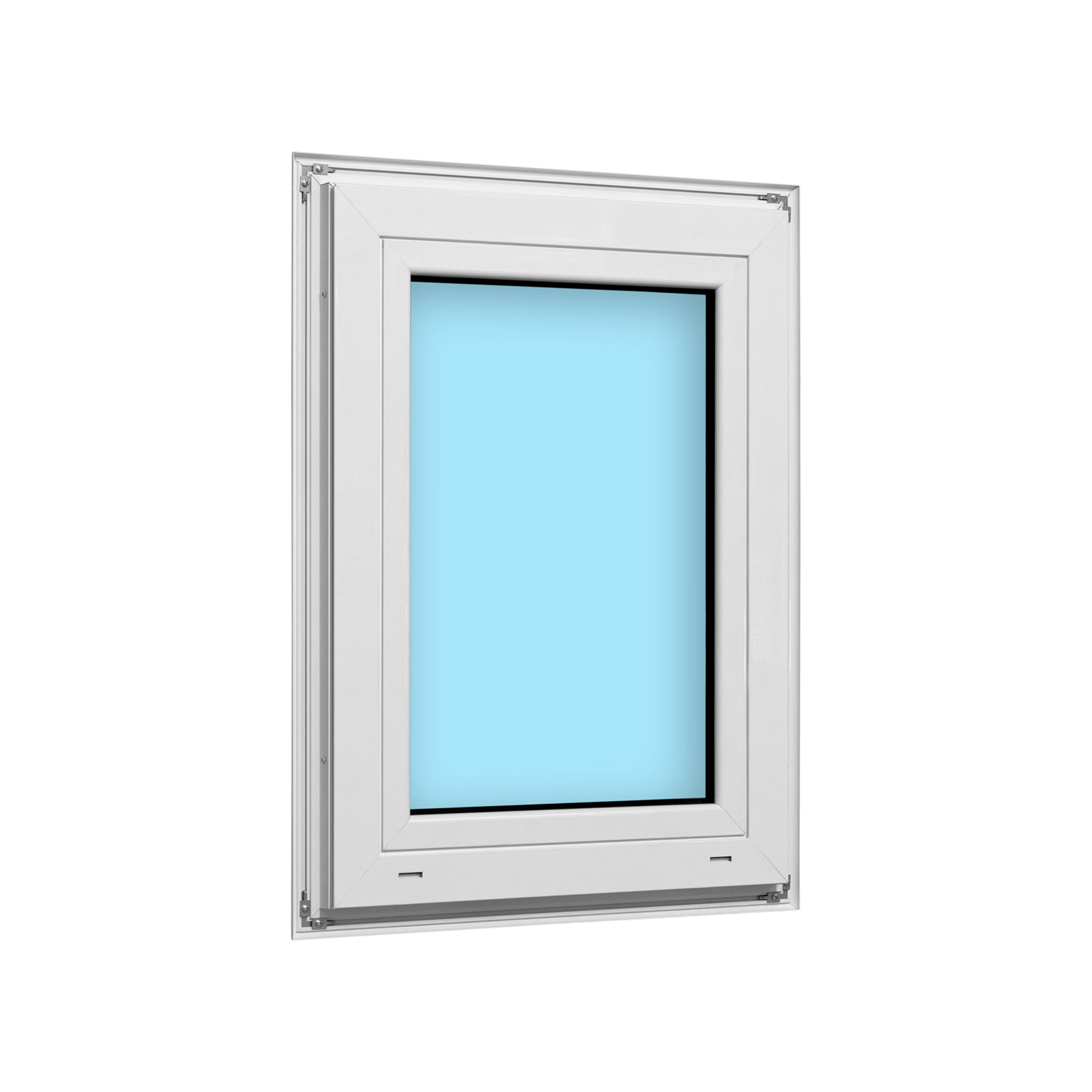 VENTANA ALUMINIO OSCILOBATIENTE BLANCA 60X80CM - 3