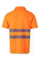 POLO MANGA CORTA ALTA VISIBILIDAD NARANJA TALLA XL VELILLA 172 - 2