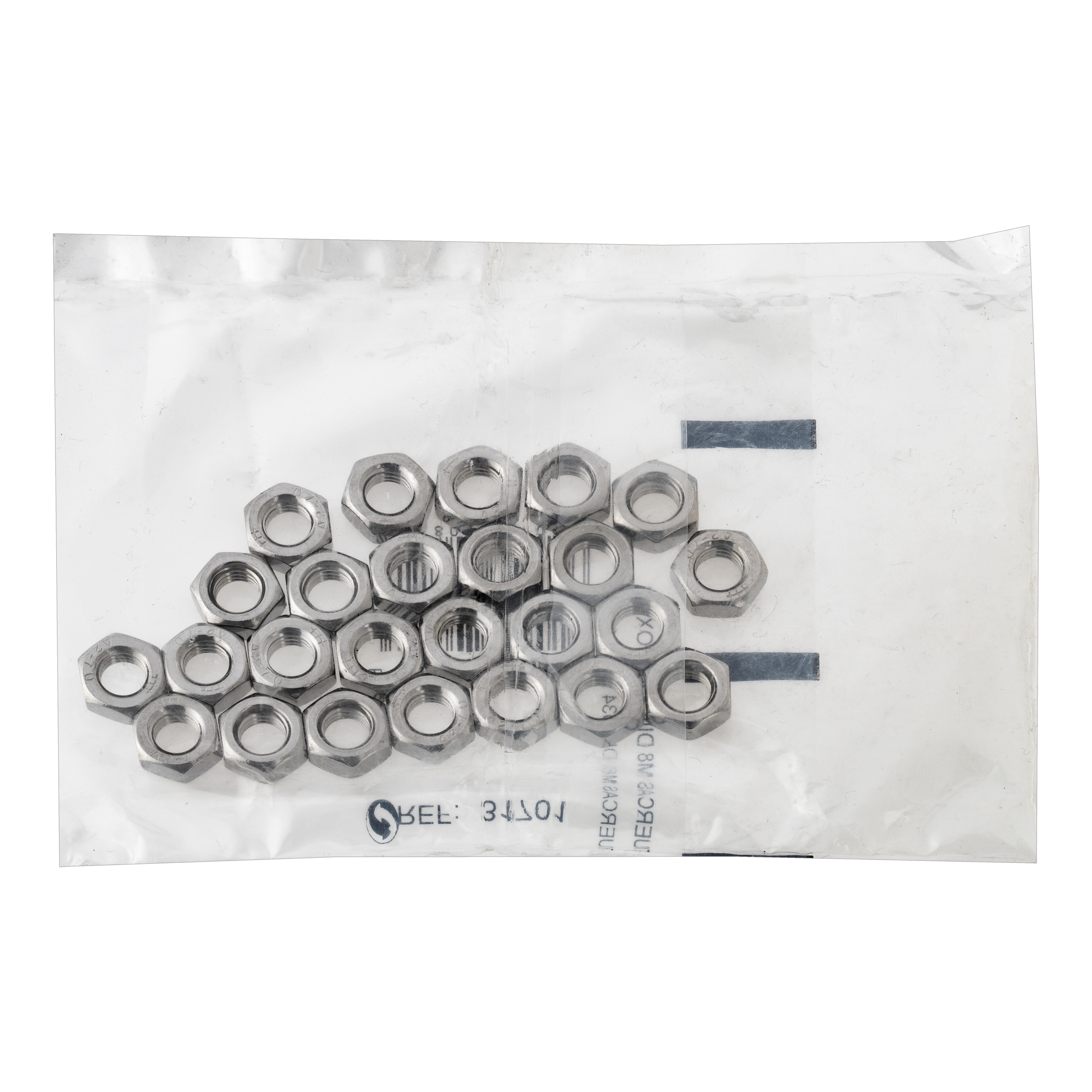 TUERCA HEXAGONAL DIN 934 ACERO INOXIDABLE A2 M8. 25 UDS. - 3