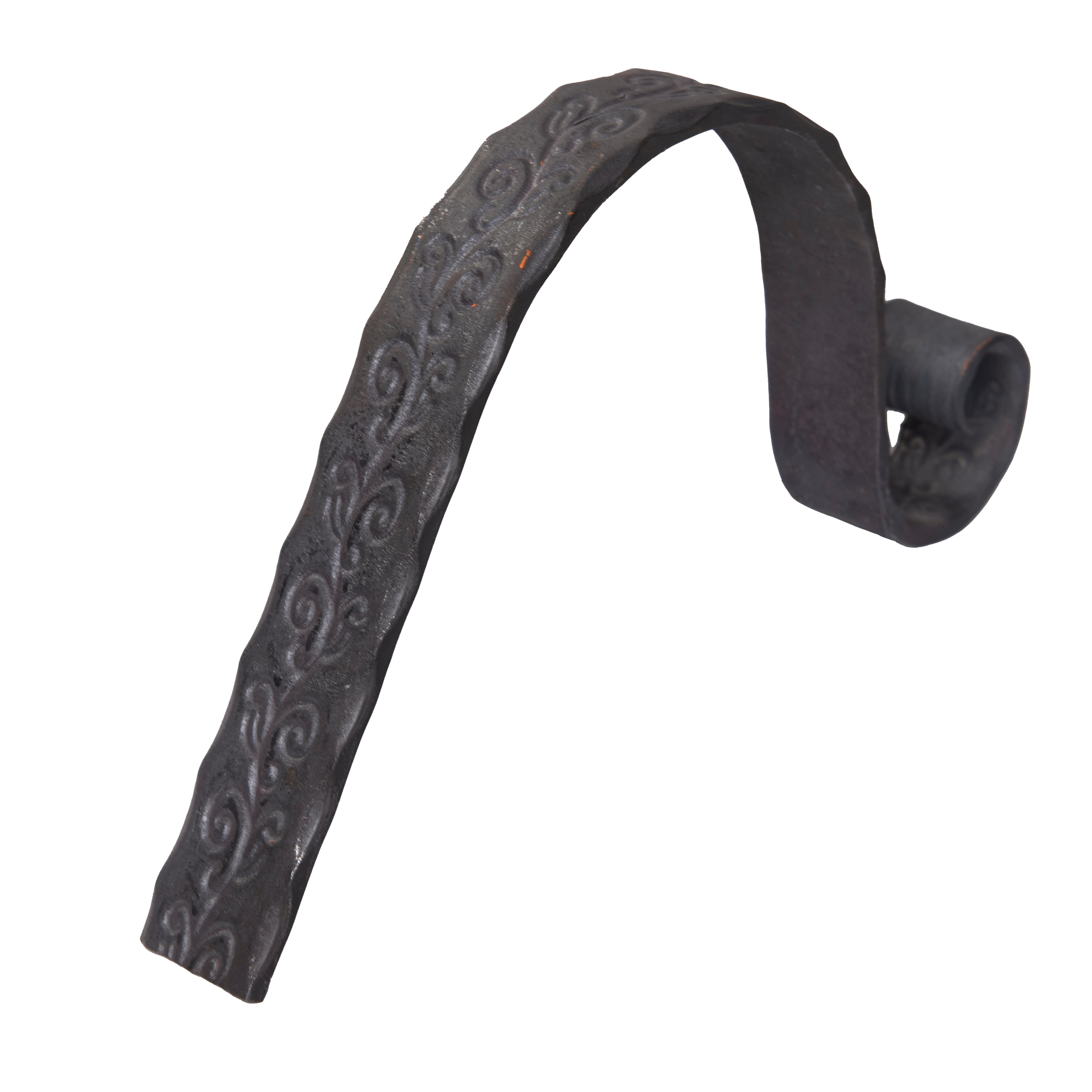 TERMINAL PASAMANOS DE HIERRO FORJADO MARTILLADO 150X125MM - 4