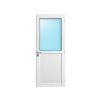 BALCONERA ALUMINIO ABATIBLE BLANCA CON MANILLA 85X210CM - 1