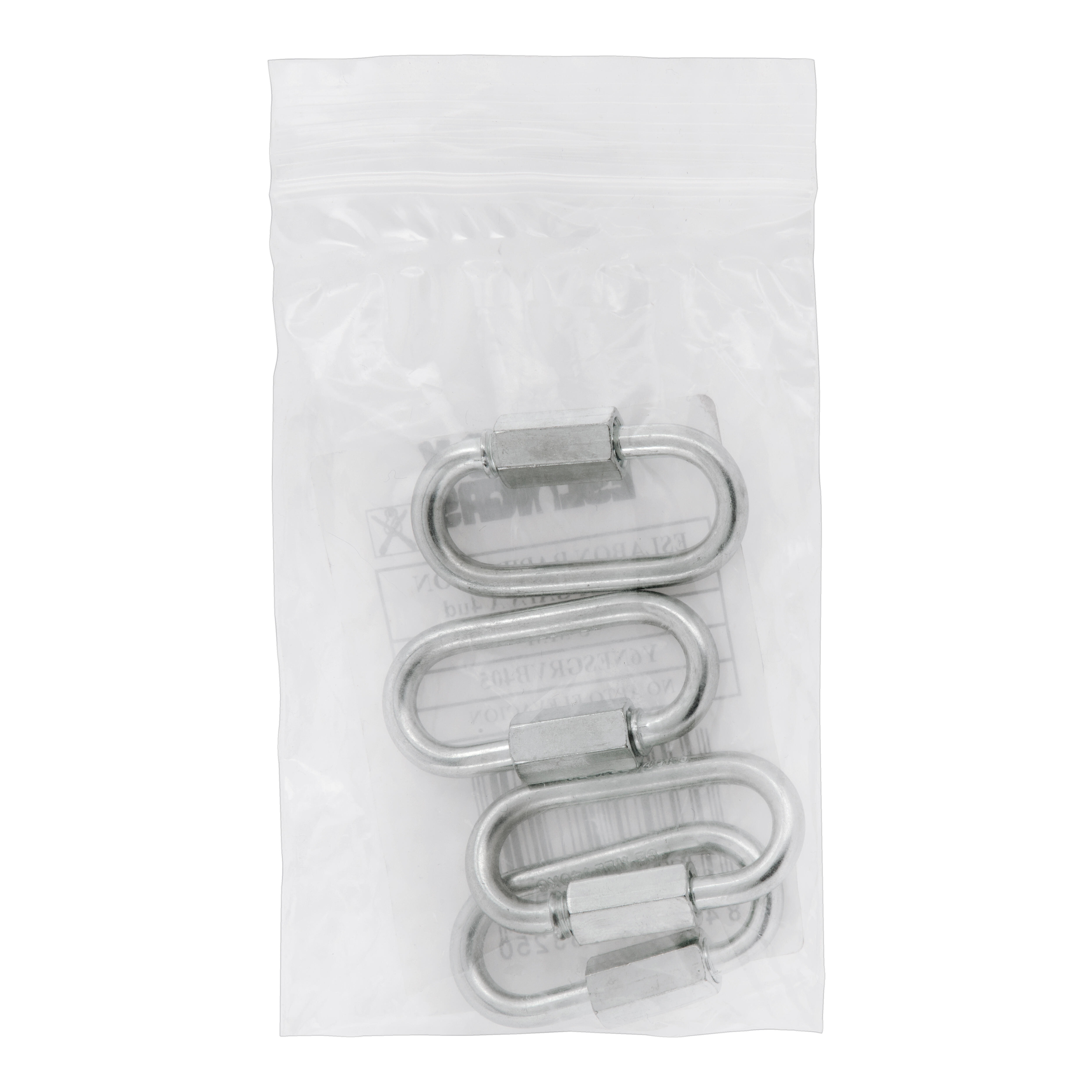 ESLABONES RÁPIDOS CON VIROLA GALVANIZADO 5 MM. 4 UDS - 2