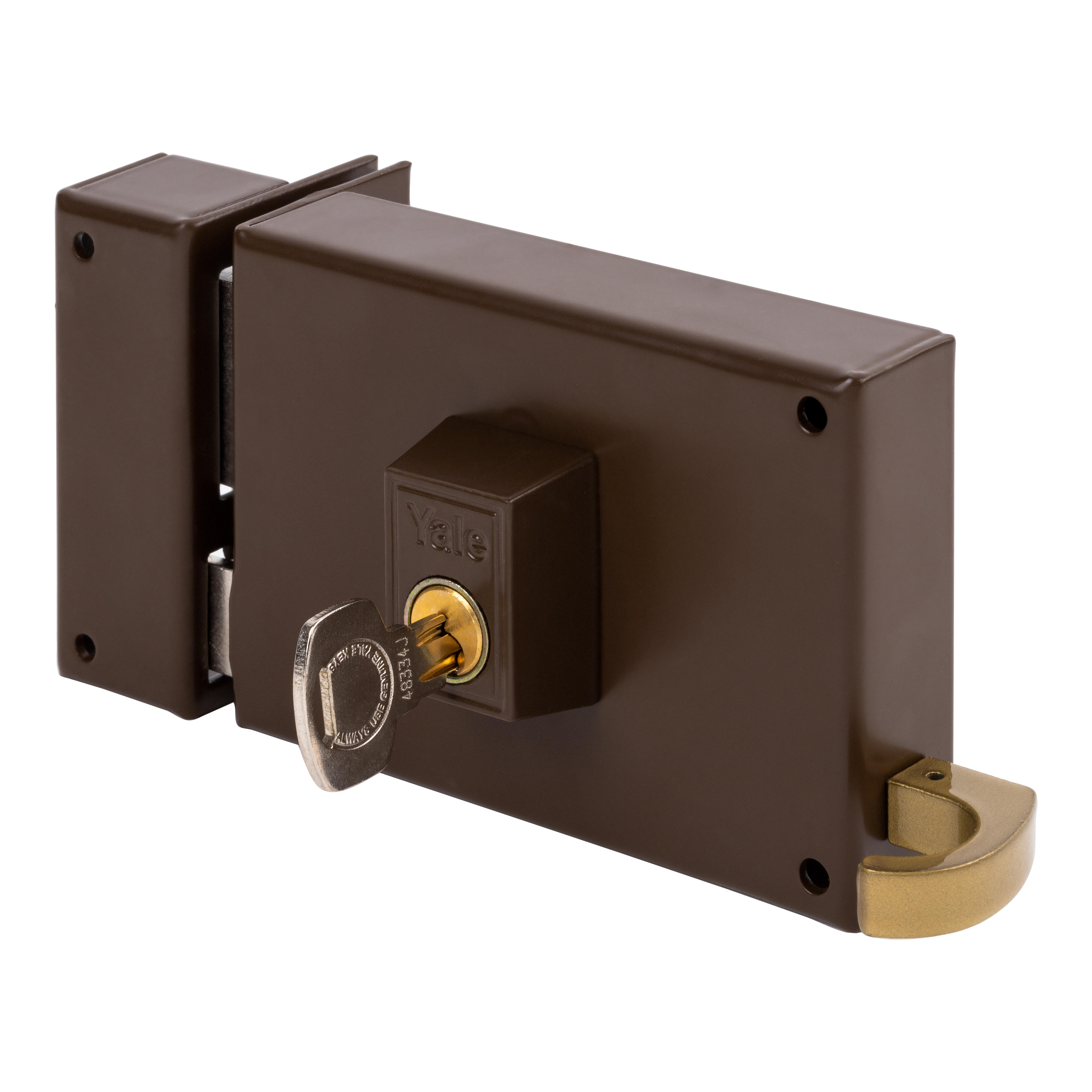 CERRADURA SOBREPONER 120 MM PINTADA 125 A IZQUIERDA YALE - 4