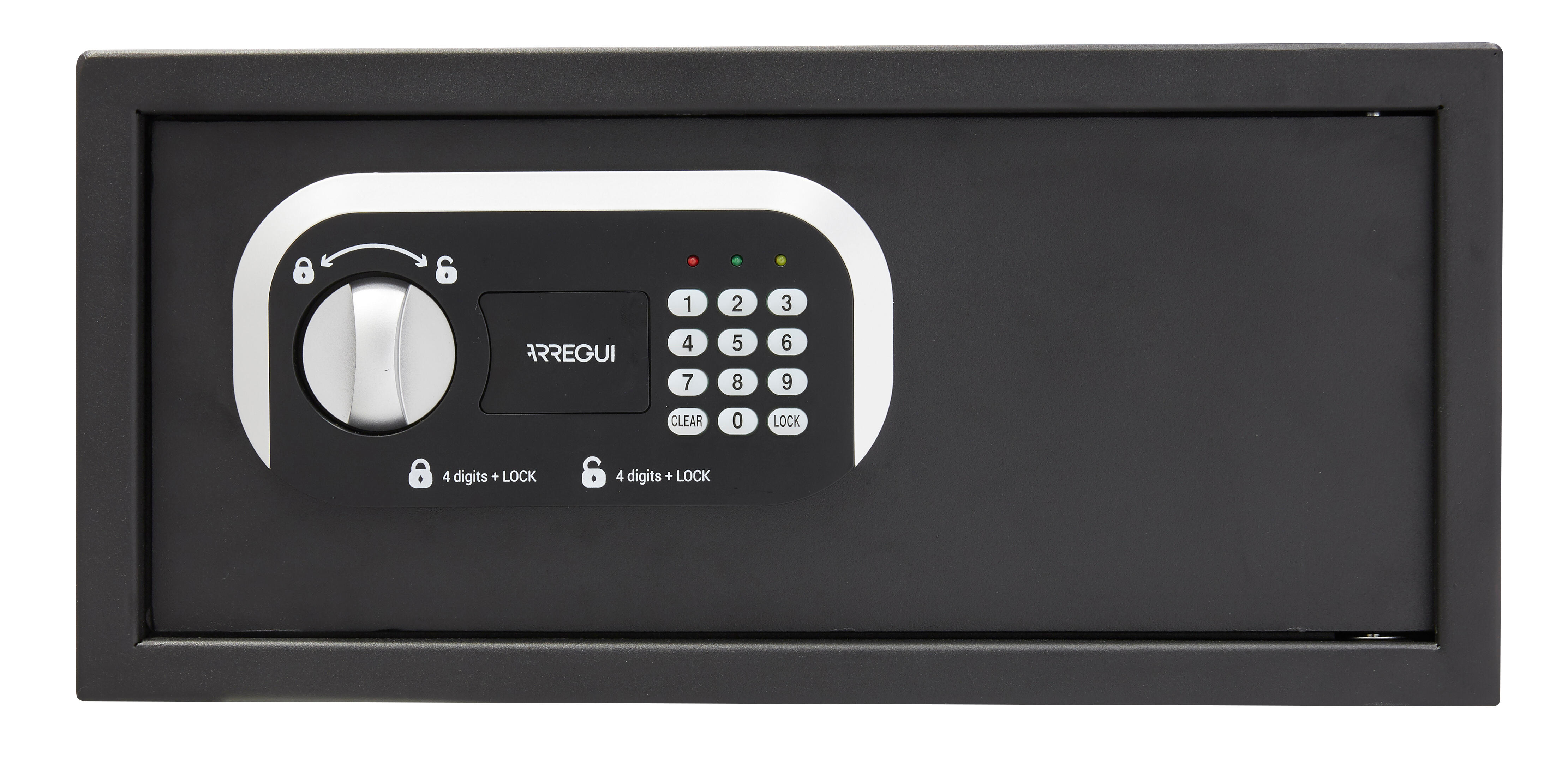 CAJA FUERTE ELECTRÓNICA DE APERTURA CON CÓDIGO DE SOBREMESA DE TAMAÑO MEDIO 24L ARREGUI - 4