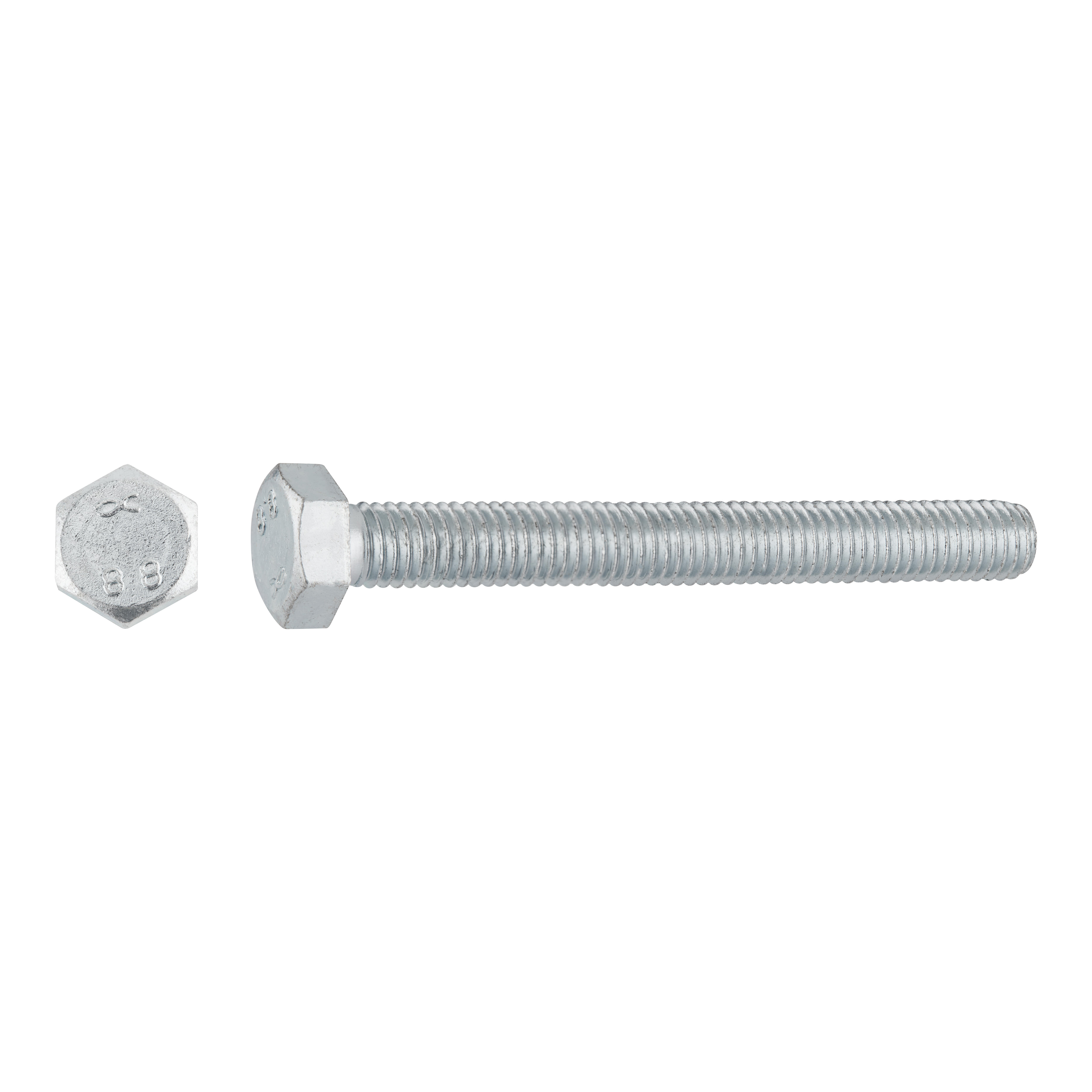 TORNILLOS MÉTRICO HEXAGONAL PARA METAL CINCADO 8X70MM. 50UDS - 2