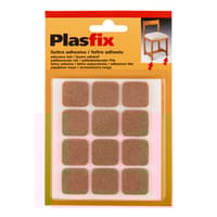 FIELTRO ADHESIVO 22MM MARRÓN. 12UDS - 2