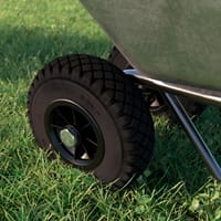 RUEDA CARRETILLA 260 MM POLIURETANO HASTA 100KG. LLANTA PLÁSTICO - 3