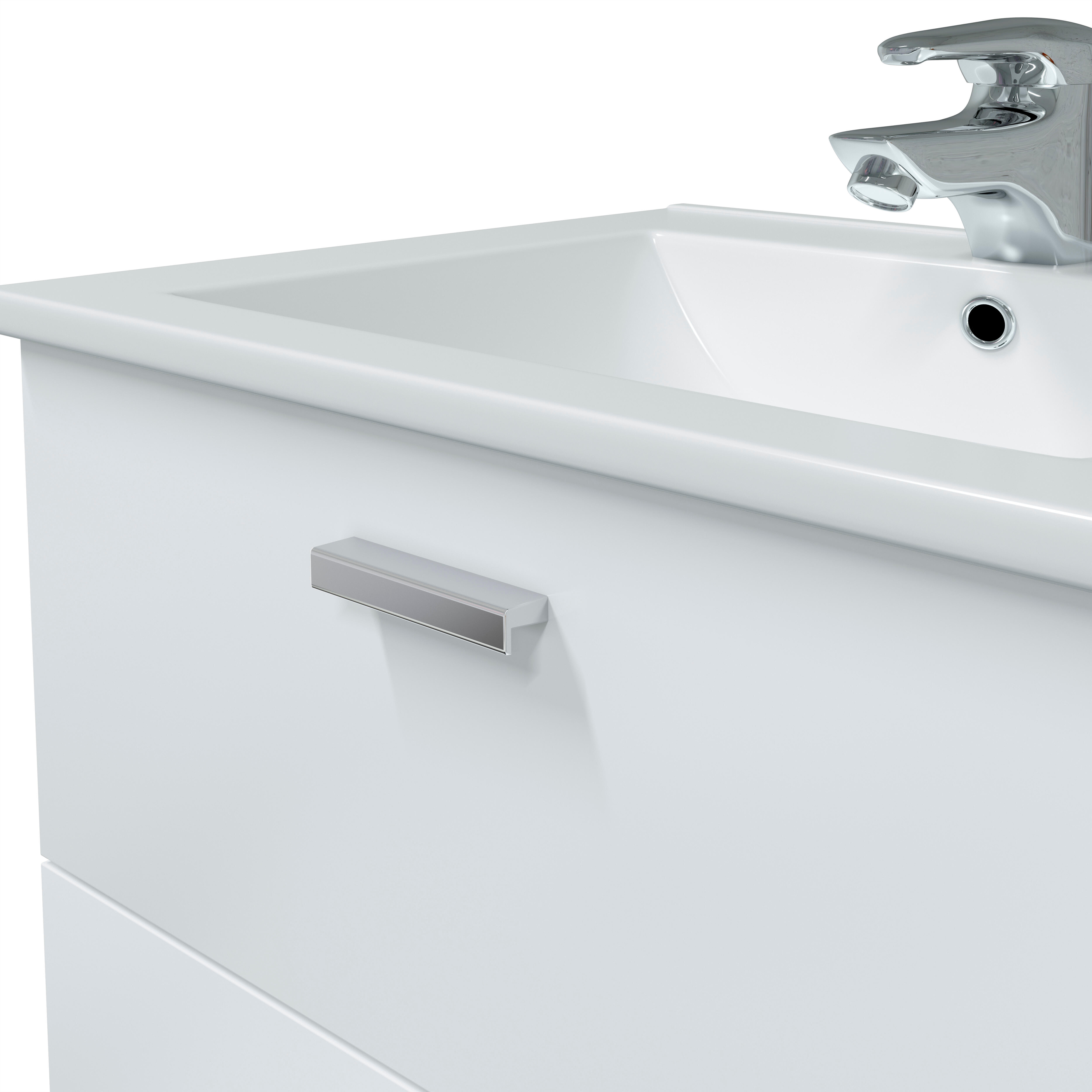 MUEBLE DE BAÑO ECO BLANCO 60X45CM 2 CAJONES - 7