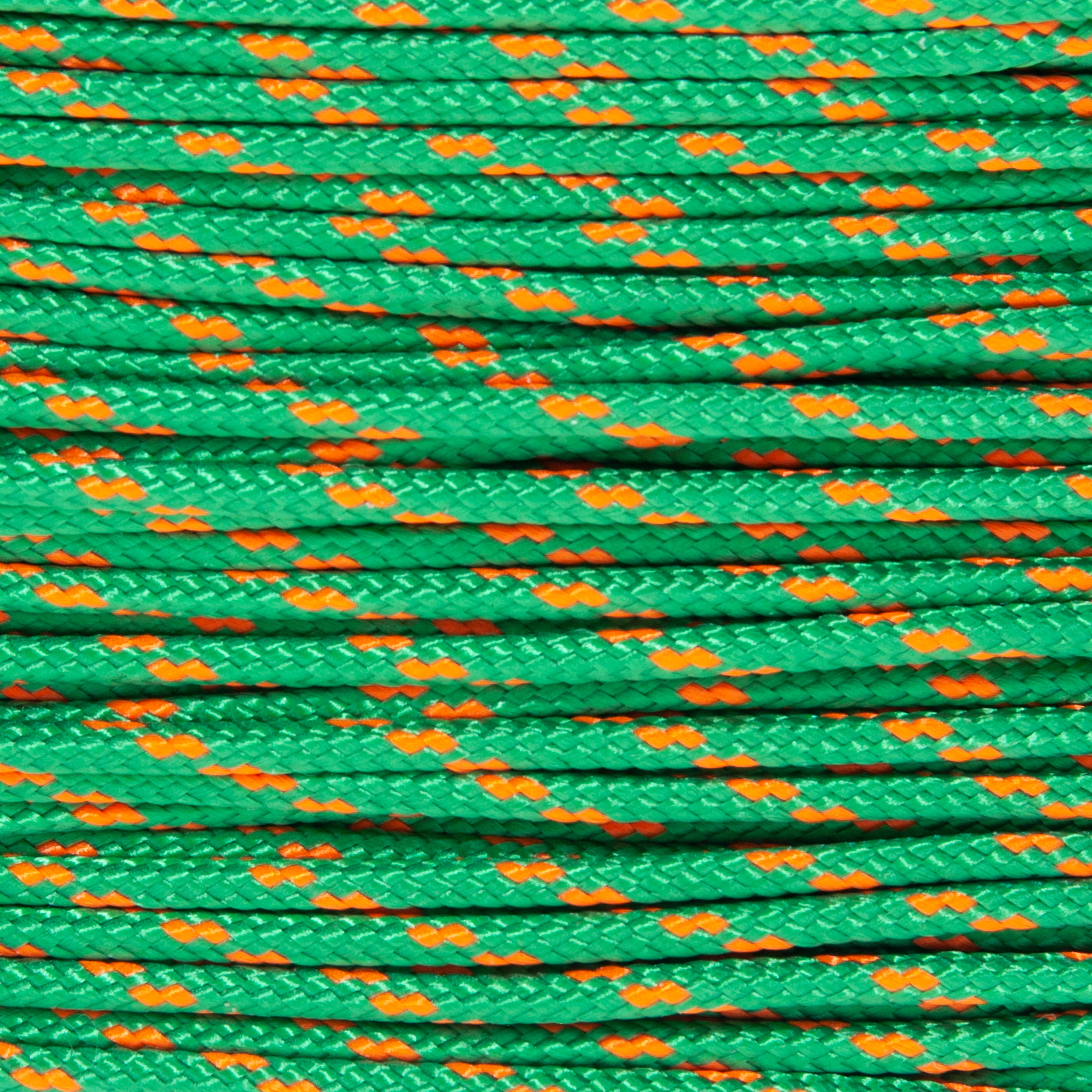 CORDON POLIAMIDA Y POLIESTER TRENZADA CON ALMA 2.5MM.  1M  VERDE ROMBULL - 2