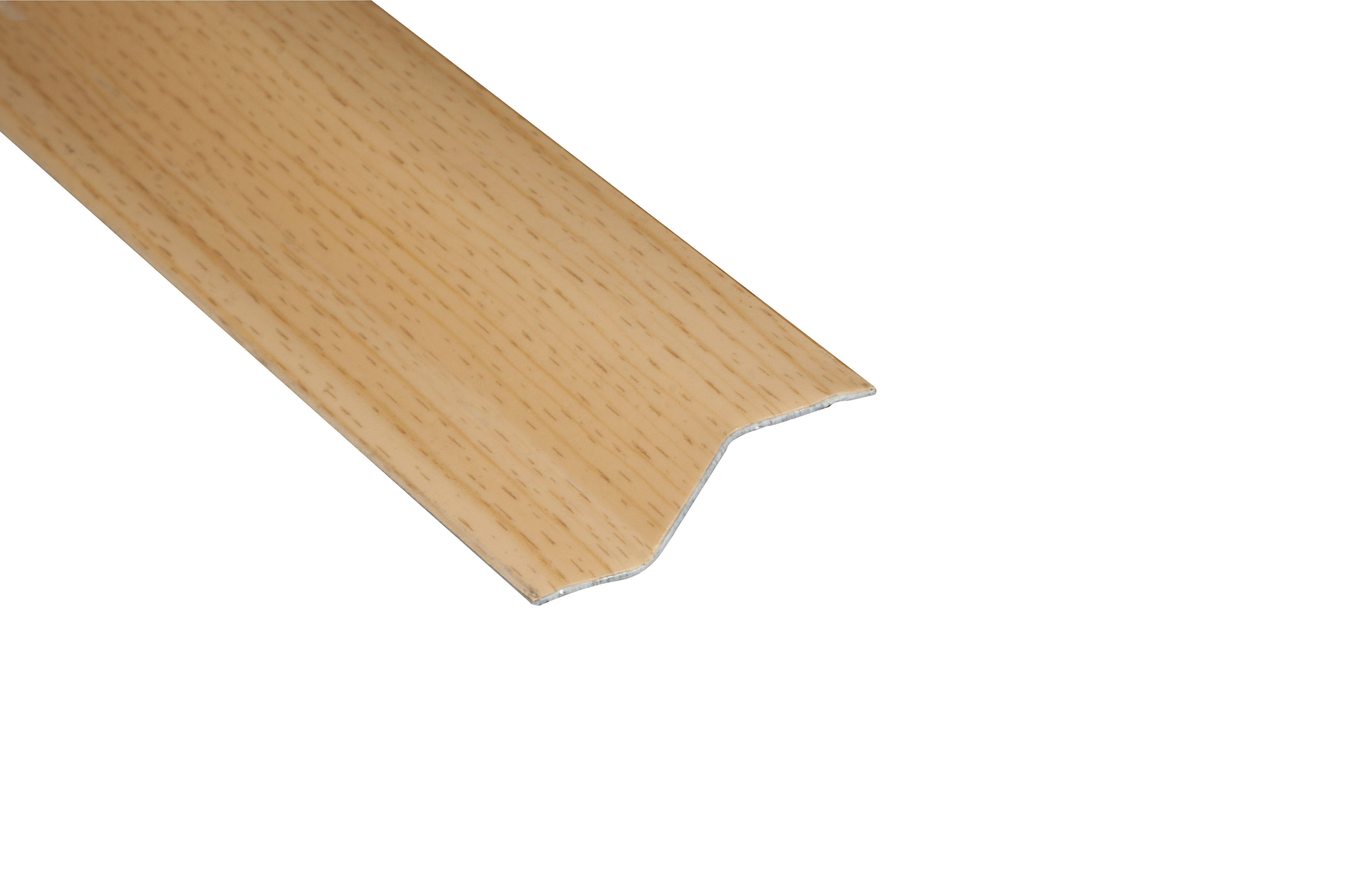 PERFIL TRANSICIÓN SUELO DESNIVEL ADHESIVO ACERO HAYA 83CM - 2