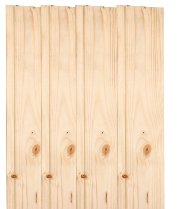 FRISO MADERA ABETO SIN BARNIZAR LAMA 270 X 90  X 1CM