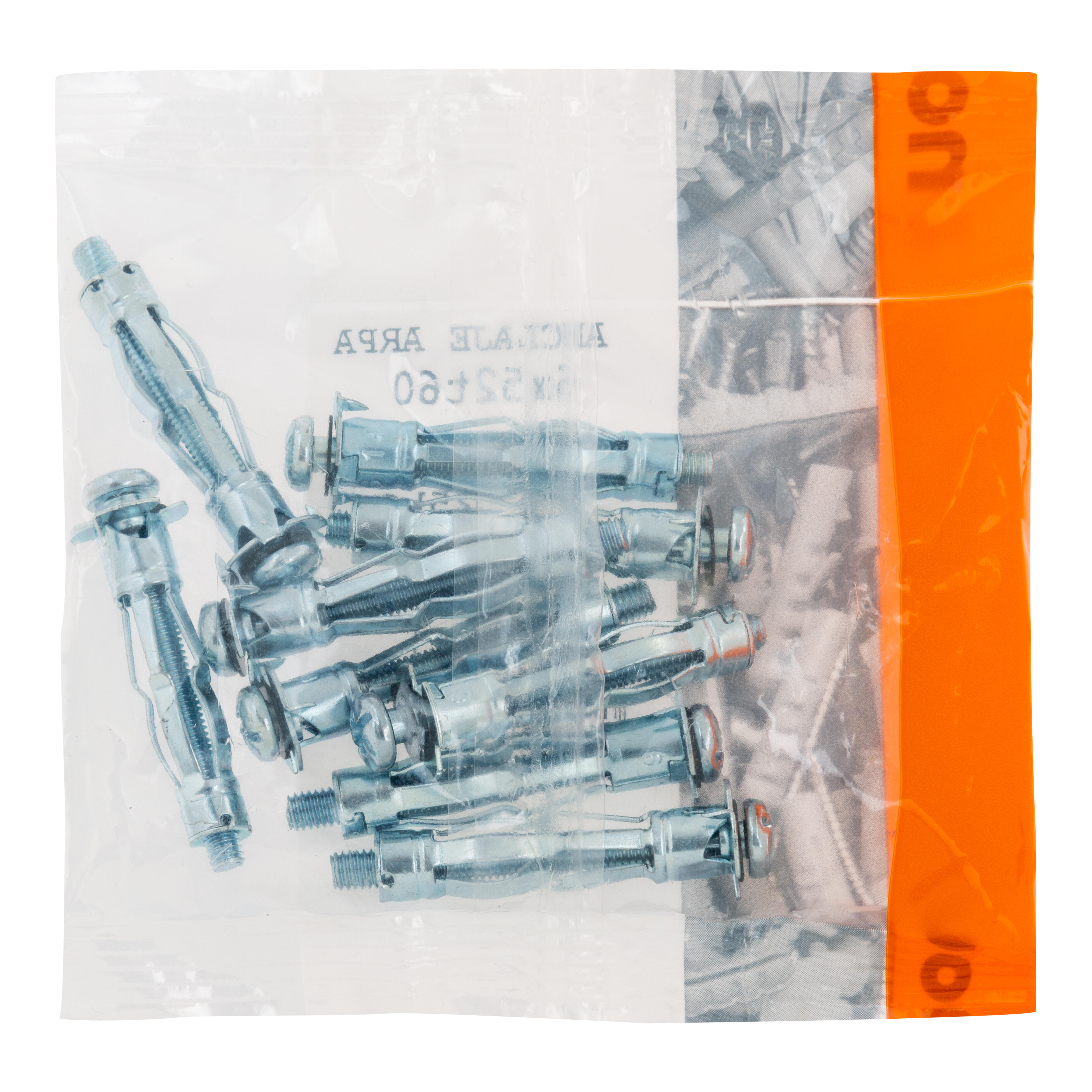 TACO METALICO ANCLAJES ARPA PARA MATERIAL HUECO 6 X 52  MM. 8 UDS - 4