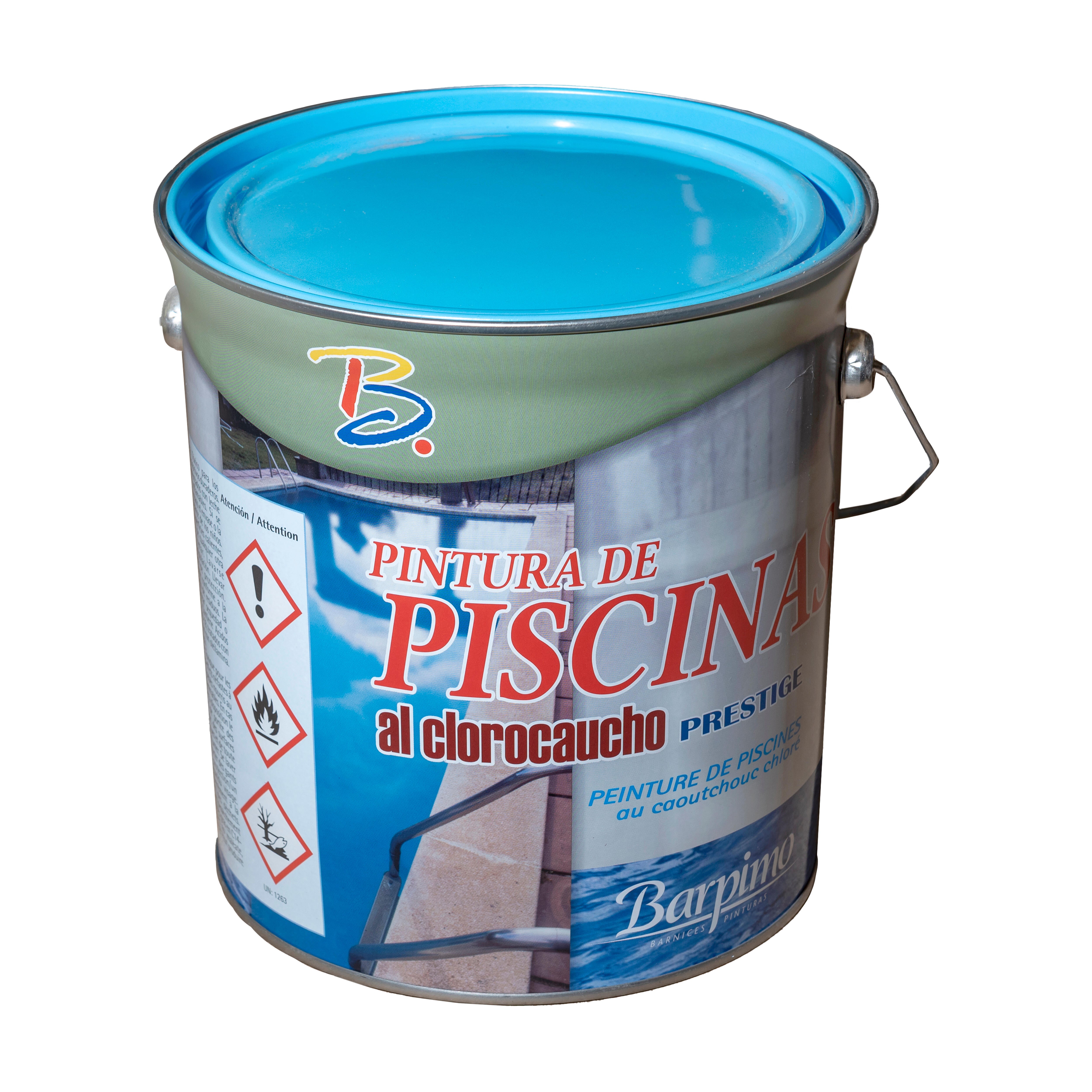 PINTURA PISCINAS AL CLOROCAUCHO BARPIMO 4L AZUL INTENSO - 4