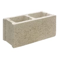 BLOQUE DE HORMIGÓN GRIS 39X19X19 CM - 2