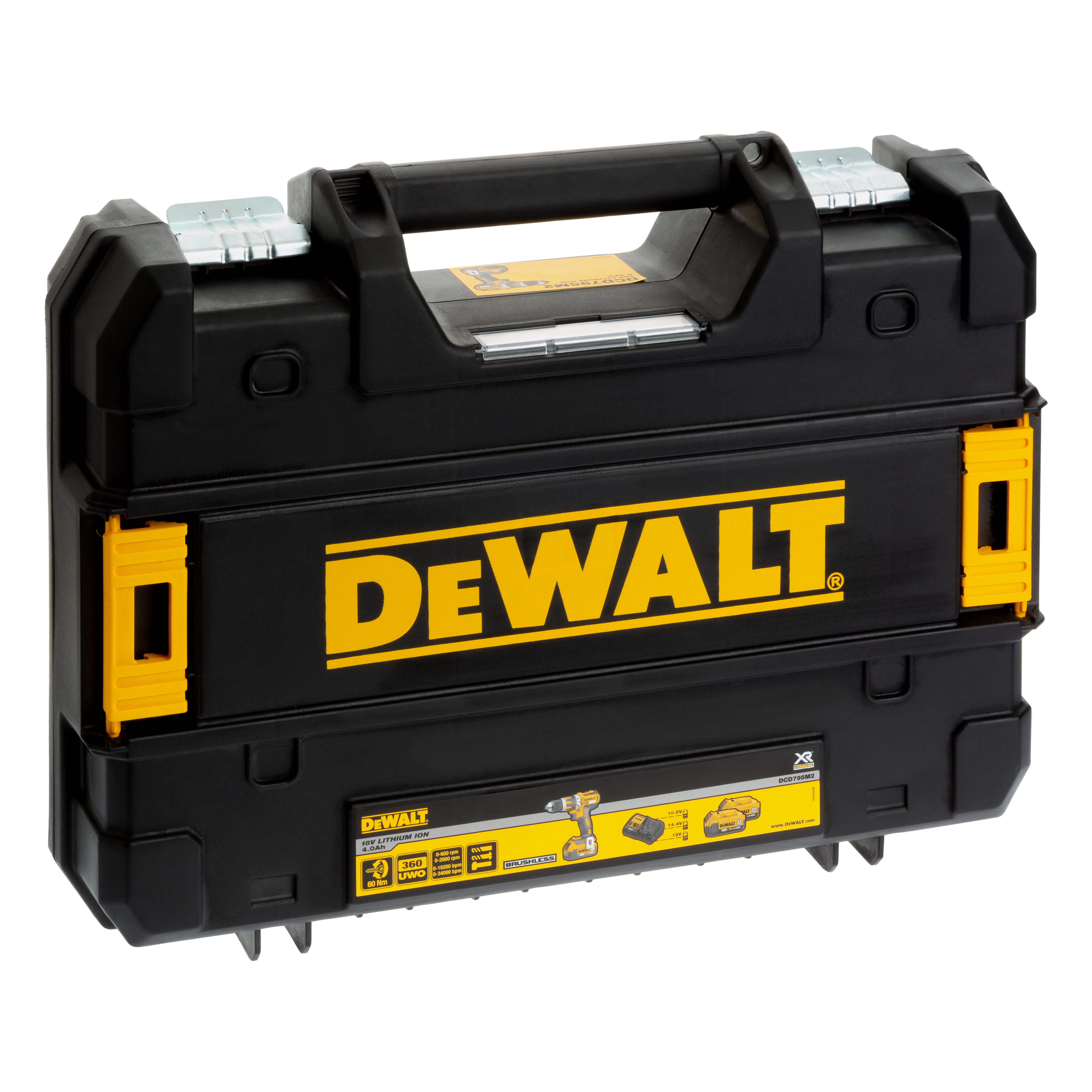 TALADRO PERCUTOR BATERÍA DEWALT DCD795M2-QW 18V BRUSHLESS 4AH - 7