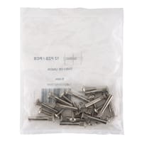 TORNILLOS DE ENSAMBLAJE PARA MUEBLES NIQUELADOS 5X8MM. 12UDS - 4
