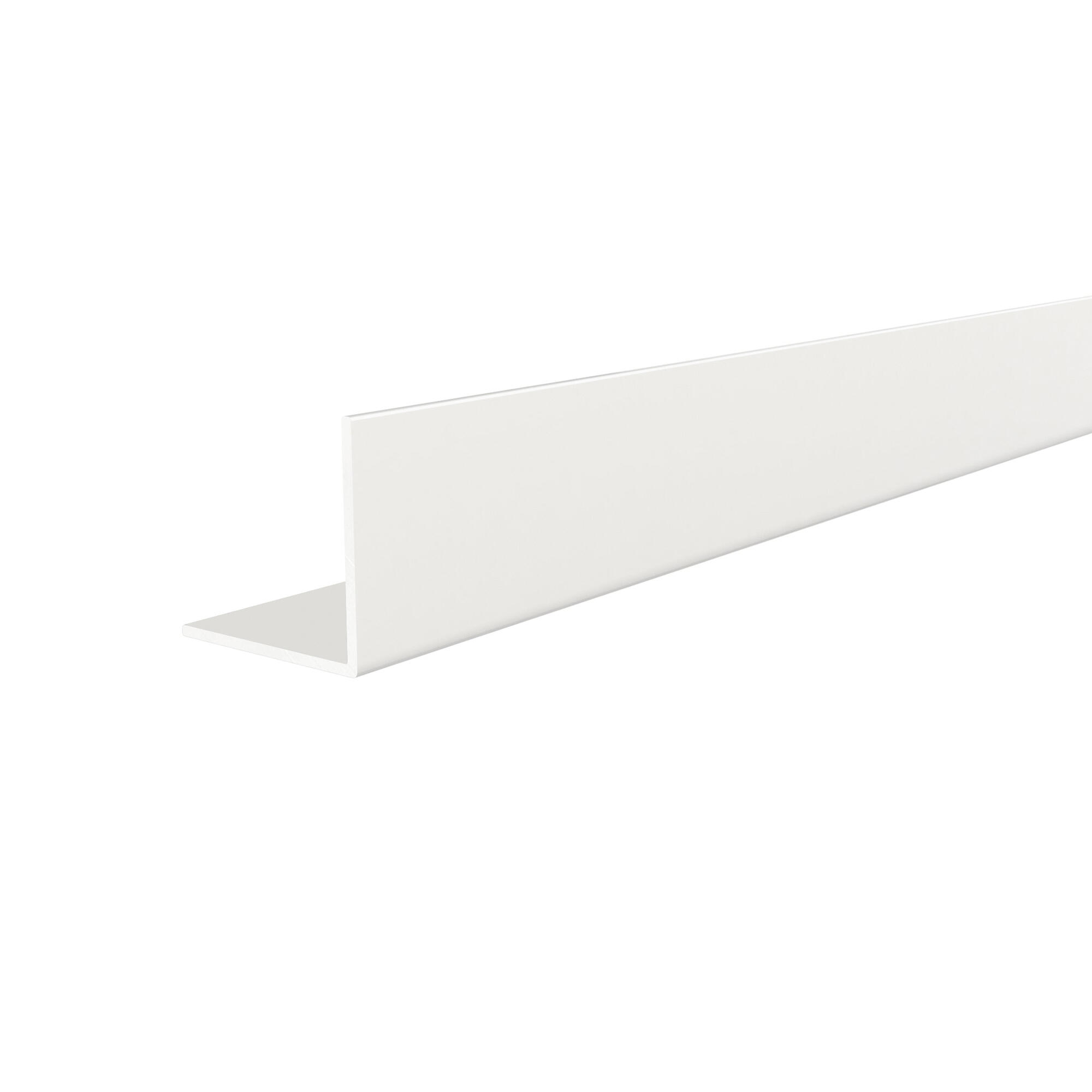 ANGULO ADHESIVO PVC BLANCO 20X20X1MM 2,6M - 2