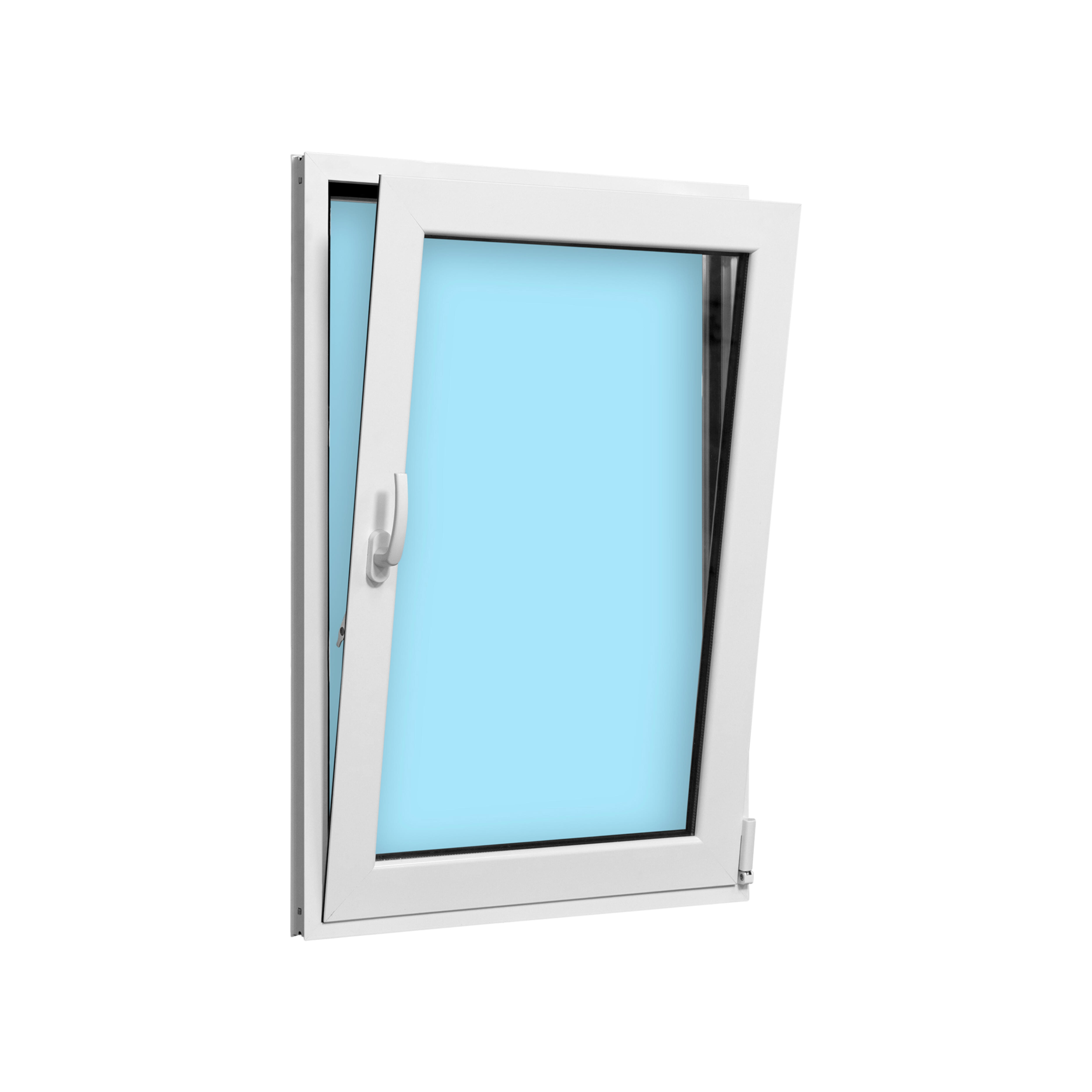 VENTANA ALUMINIO OSCILOBATIENTE BLANCA 70X100CM - 4