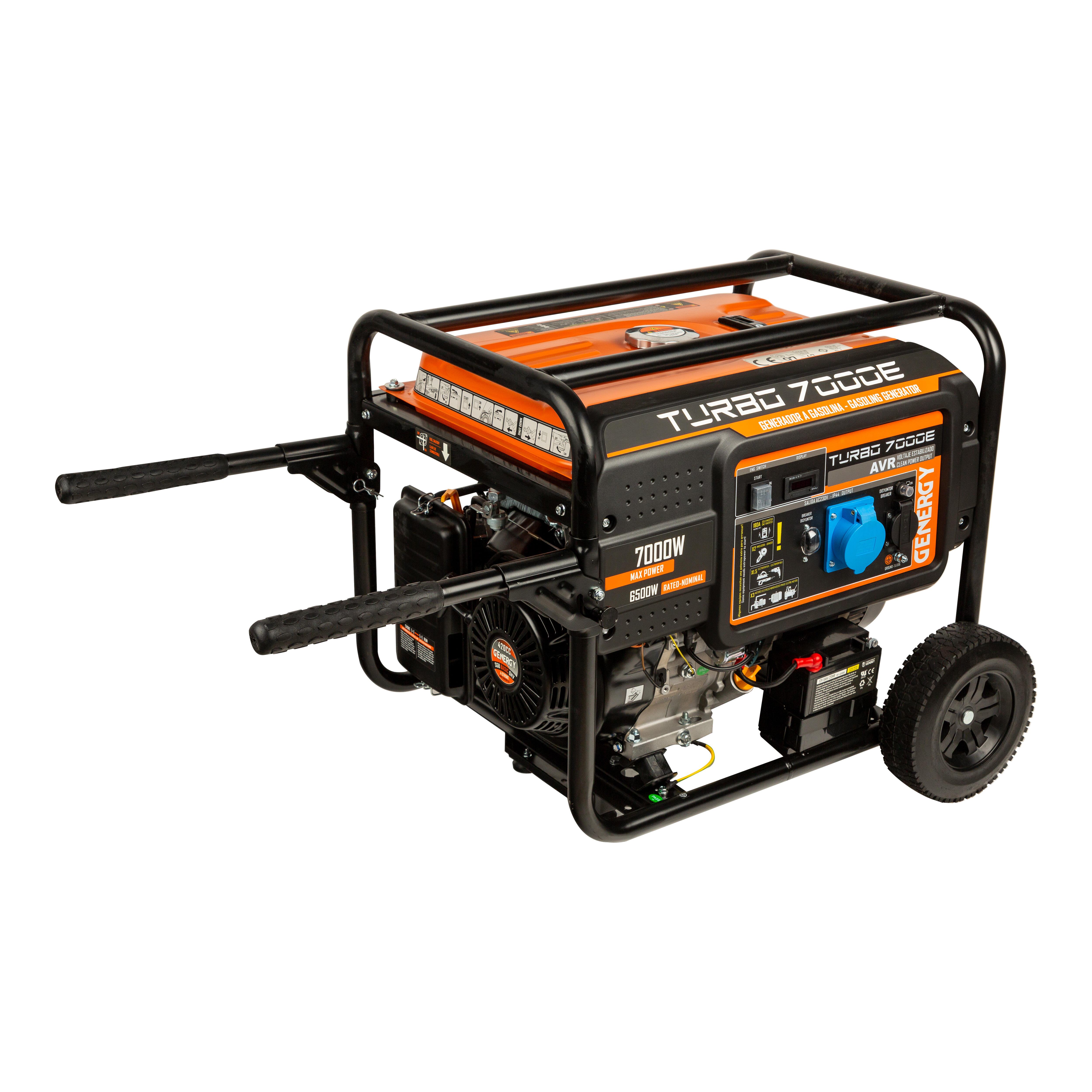 GENERADOR ELÉCTRICO GASOLINA 7000W GENERGY TURBO 7000E - 5
