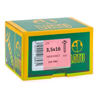 TORNILLOS ROSCA PARA METAL INOX 3,5X16MM. 500UDS - 2