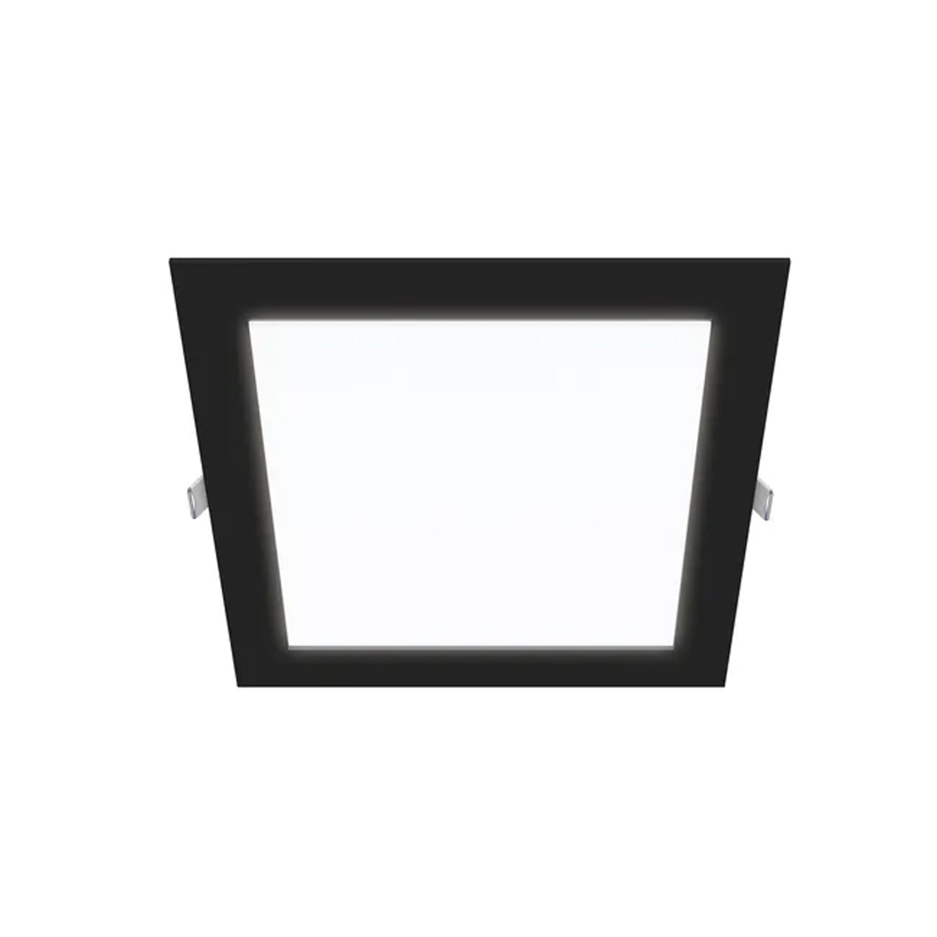 DOWNLIGHT LED EMPOTRAR CUADRADO NEGRO 24W CCT - 4