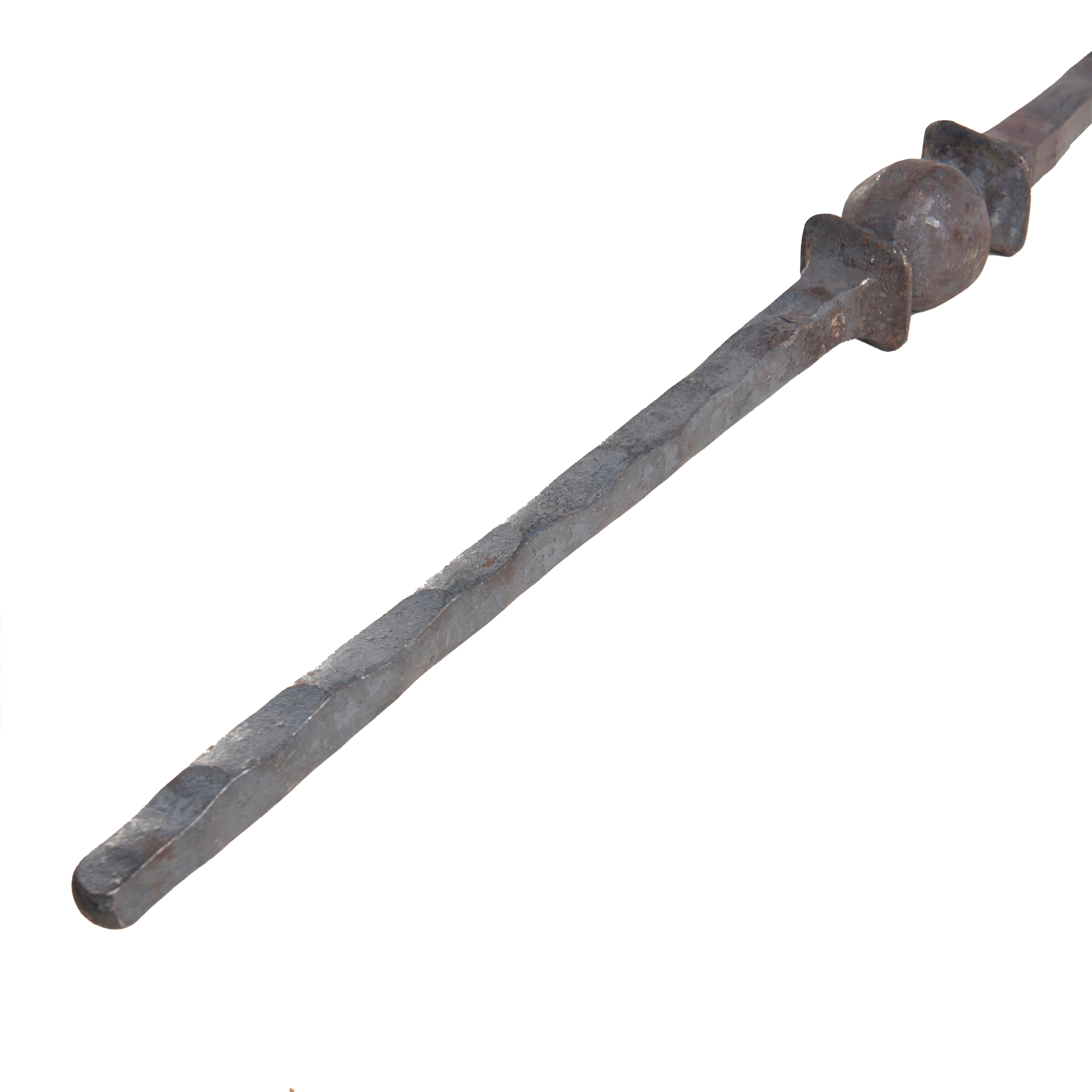 BARRA DE HIERRO FORJADO DOS BOLA 12X32MM 1M - 8