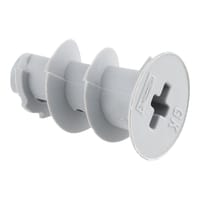 TACO NYLON PARA PLACA CARTÓN YESO DIÁMETRO 6MM LONGITUD 22MM FISCHER 20UDS - 4